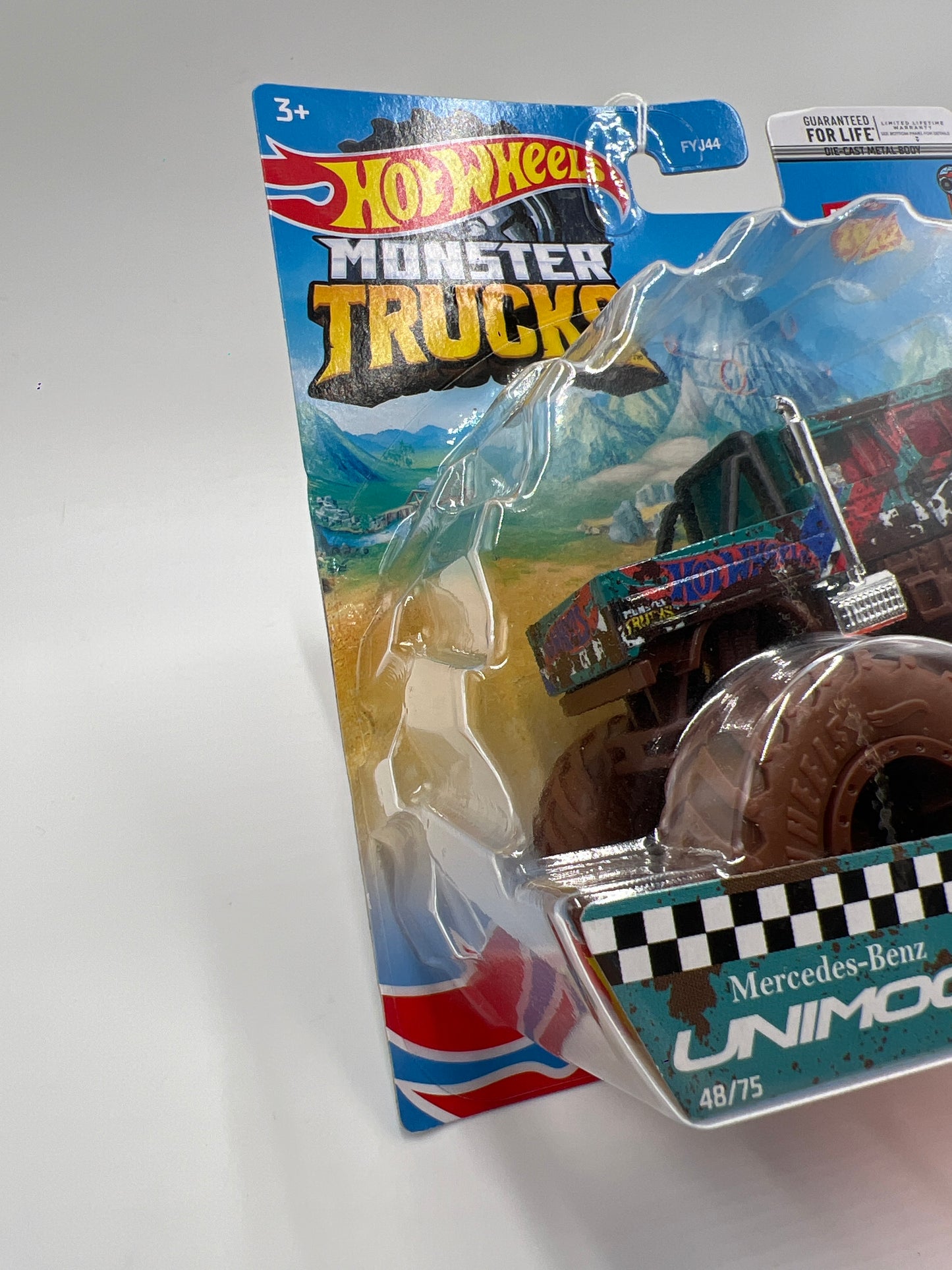 2022 Hot Wheels Monster Trucks Off-Road Race #48 Mercedes-Benz Unimog 132G
