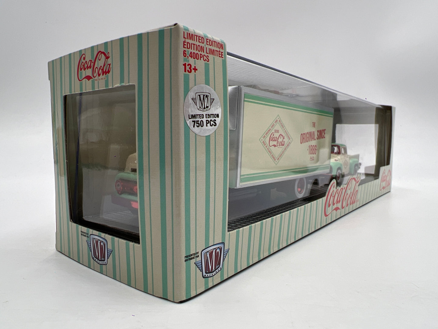 M2 Machines Auto Haulers CHASE Coca Cola 1956 Ford COE Truck & 1956 Ford F-100 Truck TW10