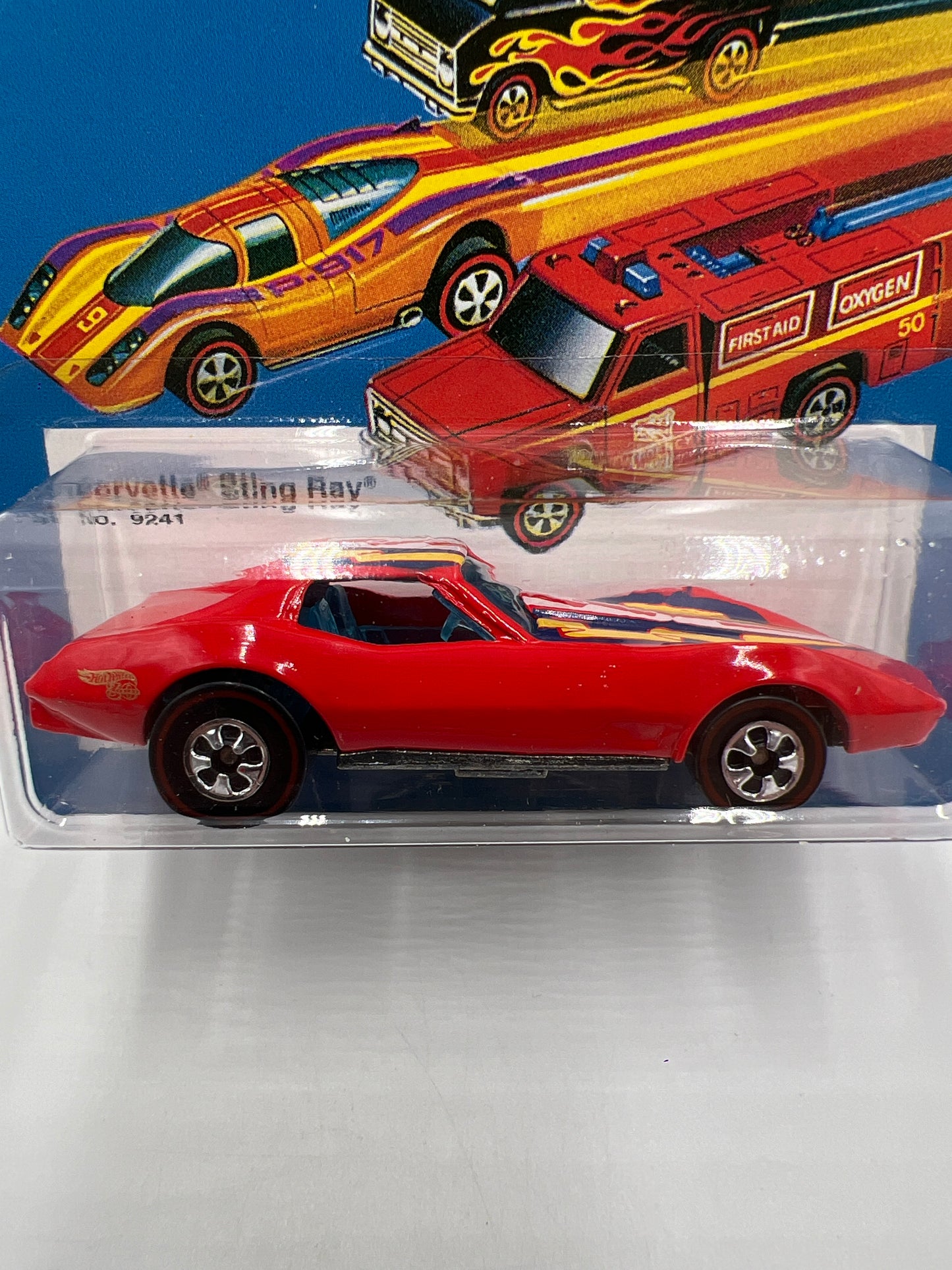 Hot Wheels 30 Years 1976 Authentic Commemorative Replica Flying Colors Corvette Sting Ray Red