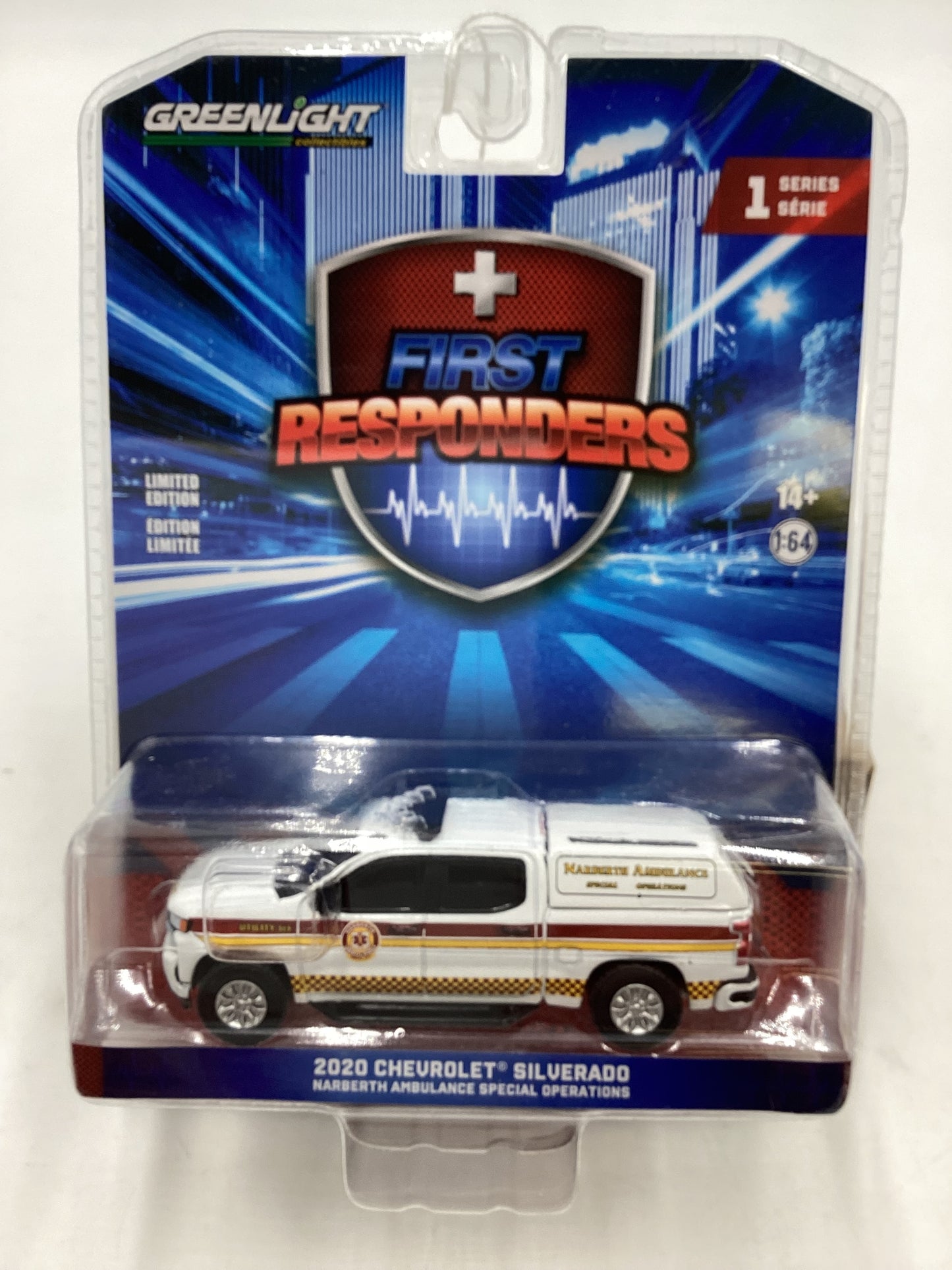 Greenlight First Responders Series 1 2020 Chevrolet Silverado Narberth Ambulance Special Operations