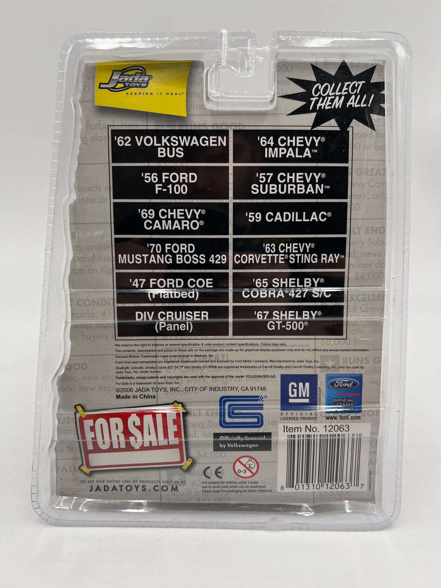 Jada 1/64 For Sale Series 67 Shelby GT-500 184i