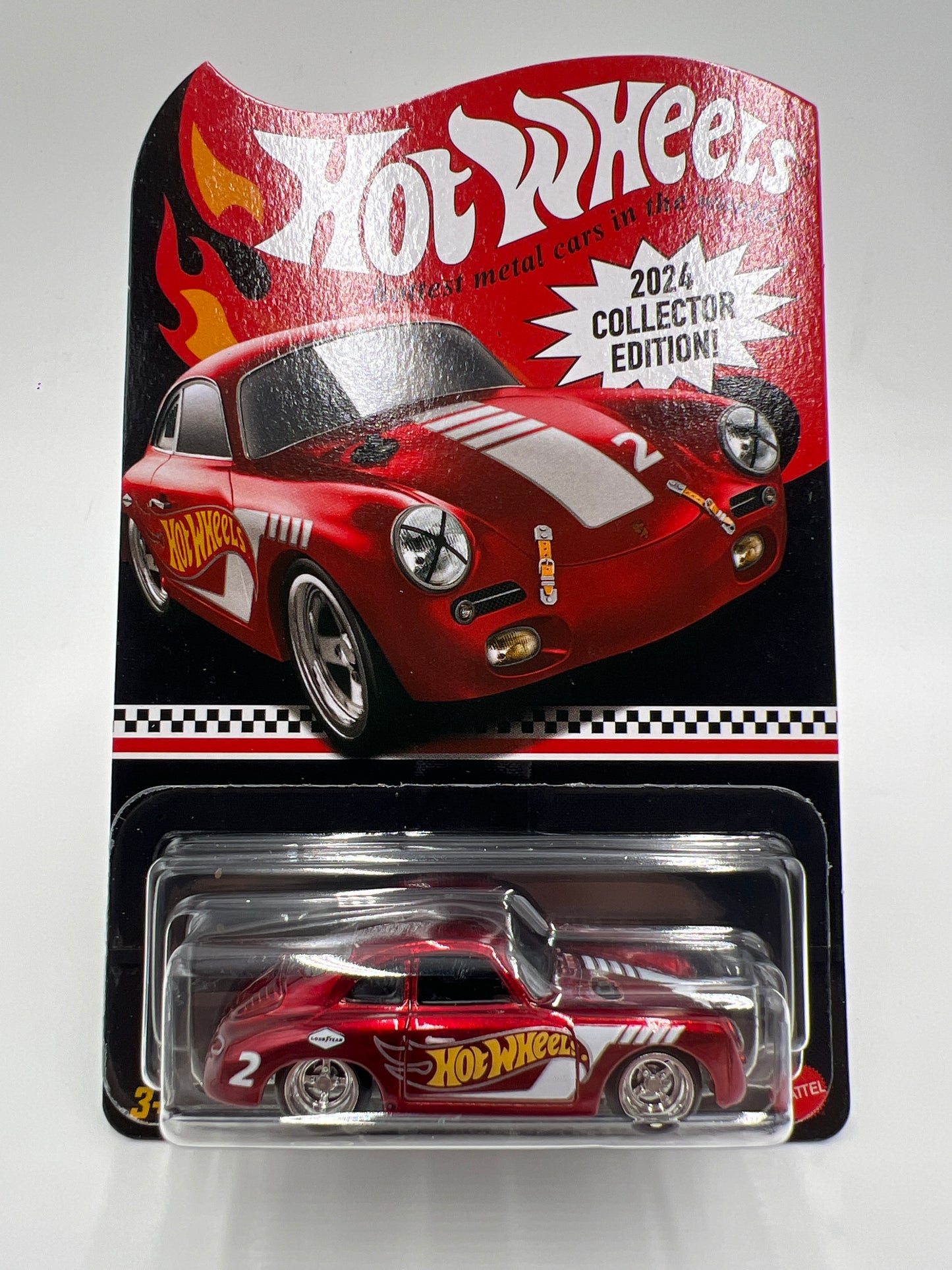 2024 Hot Wheels RLC Collector Edition Kroger Mail In #2 Porsche 356 Outlaw Red W/Protector