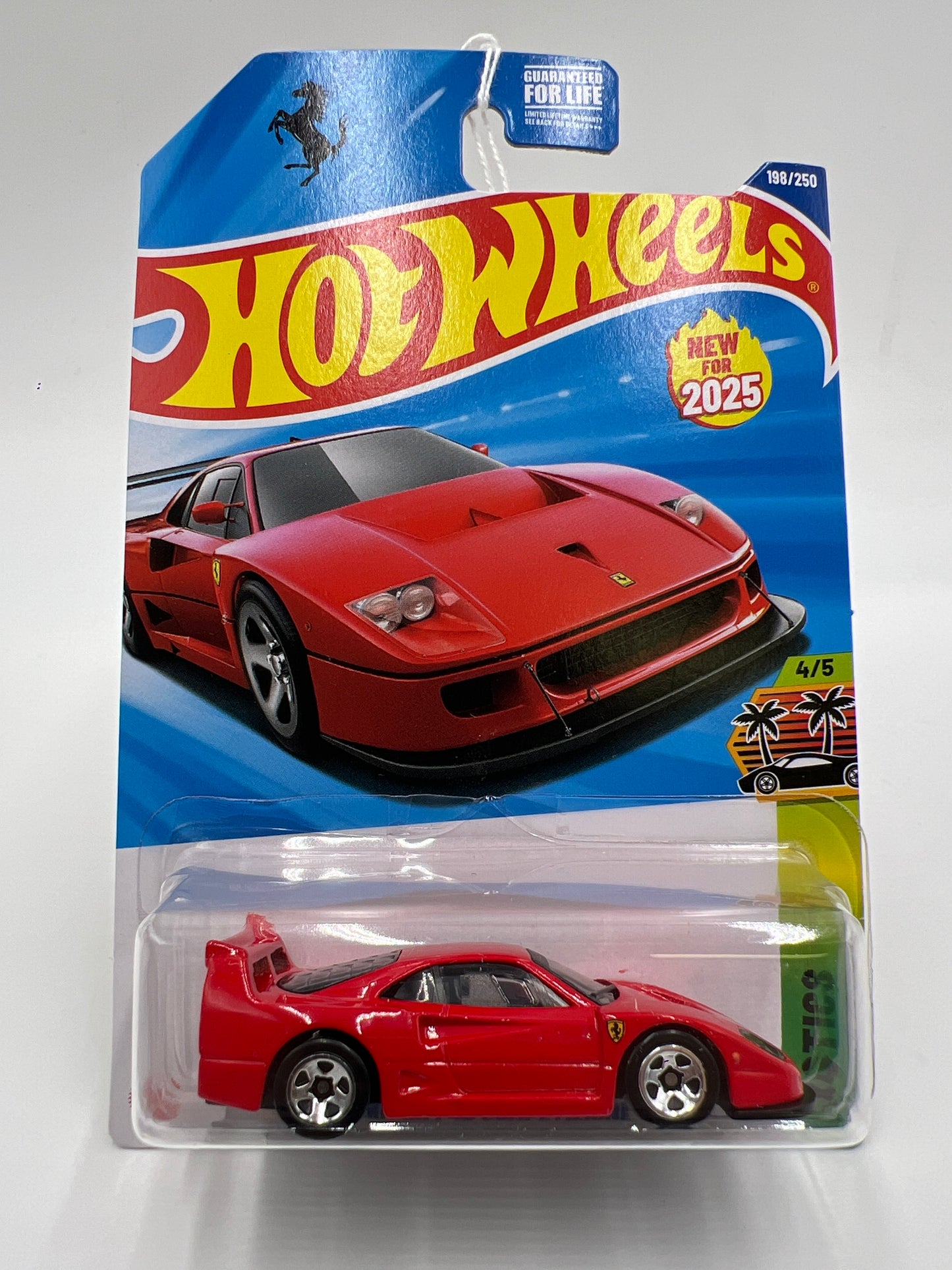 2025 Hot Wheels L Case Exotics #198 Ferrari F40 Competizione Red SR