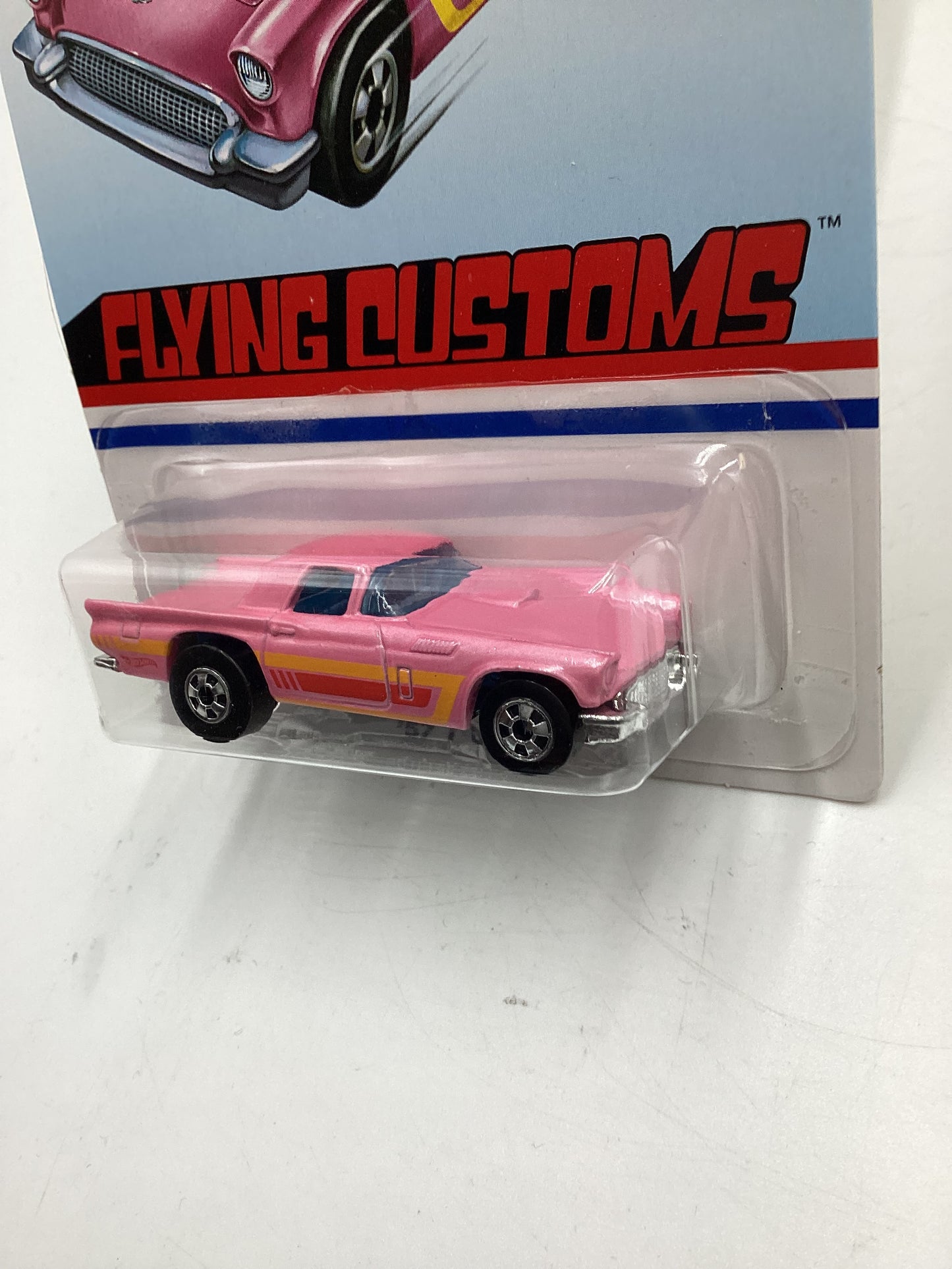 Hot Wheels Target Exclusive Flying Customs 57 T-Bird Pink