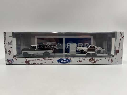 M2 Machines Auto Haulers R92 1972 Ford F-250 Ranger 4x4 & 1969 Ford Mustang GT 390