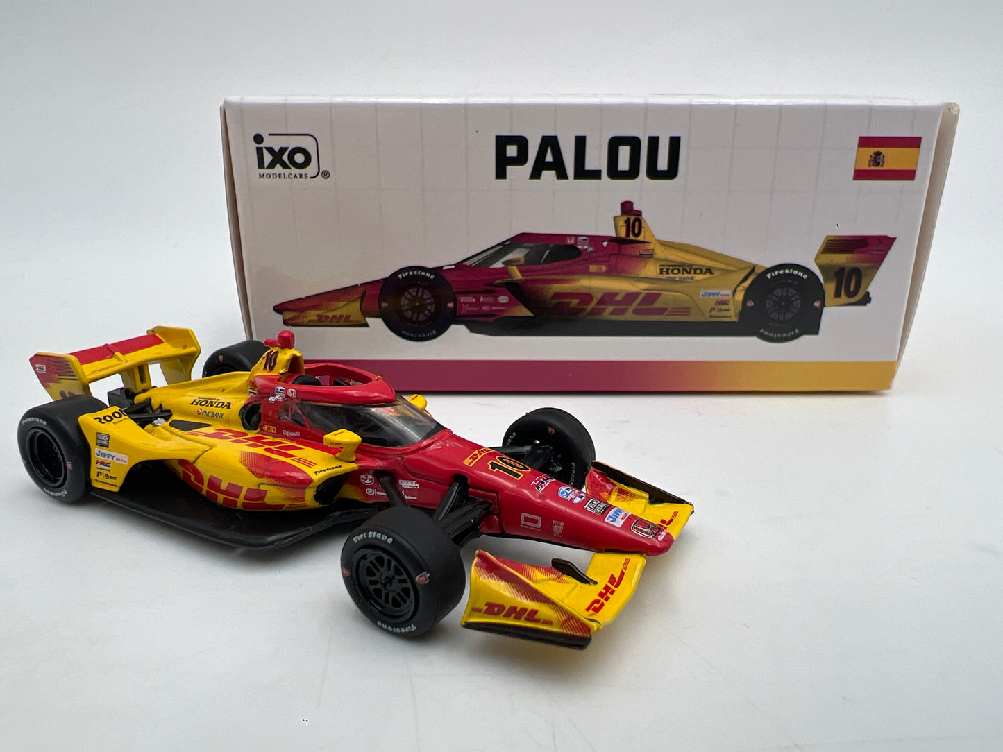IXO Models 1/64 NTT Indycar Series Alex Palou #10 DHL