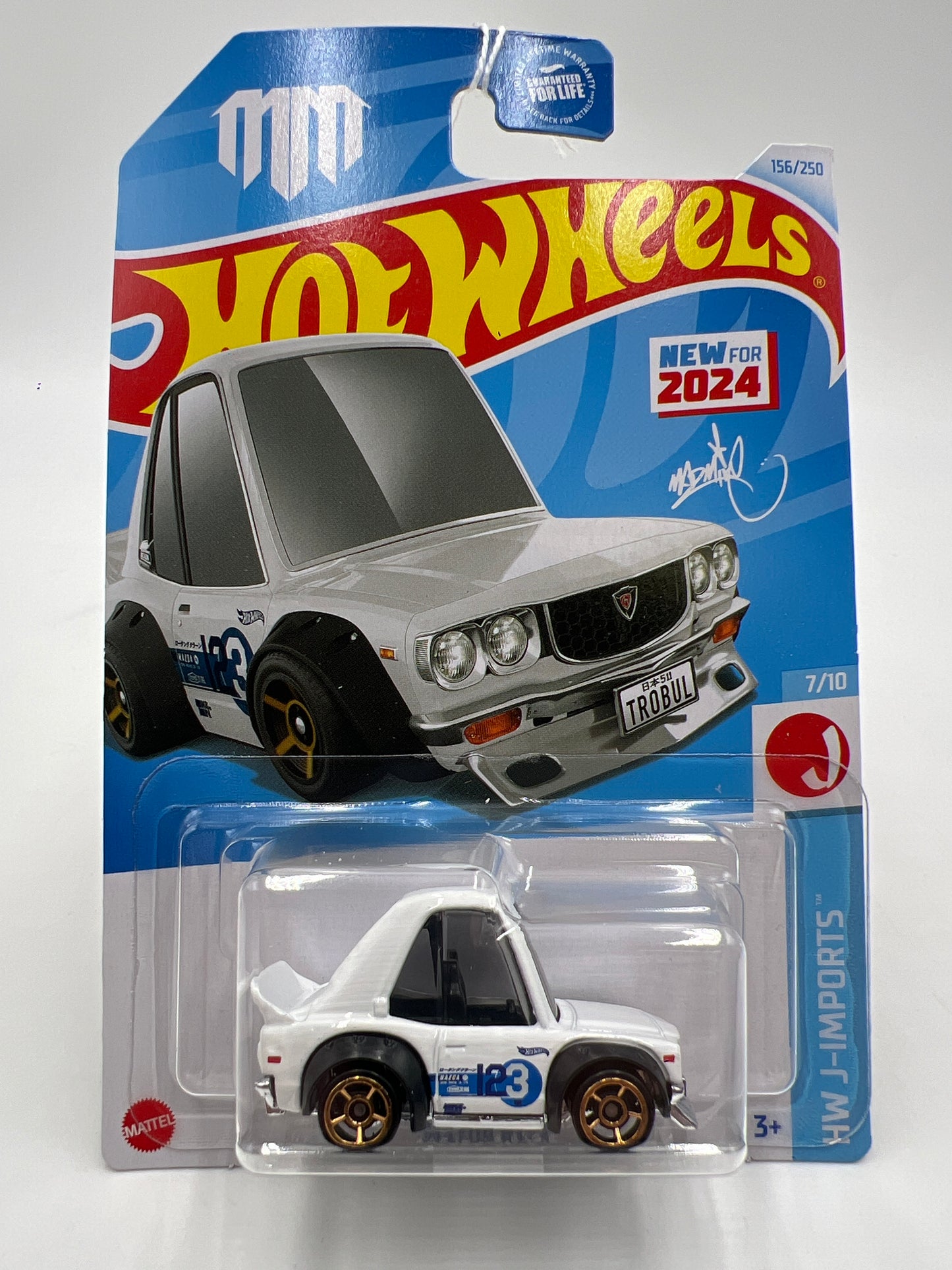 2024 Hot Wheels N Case #156 Mazda RX-3 White