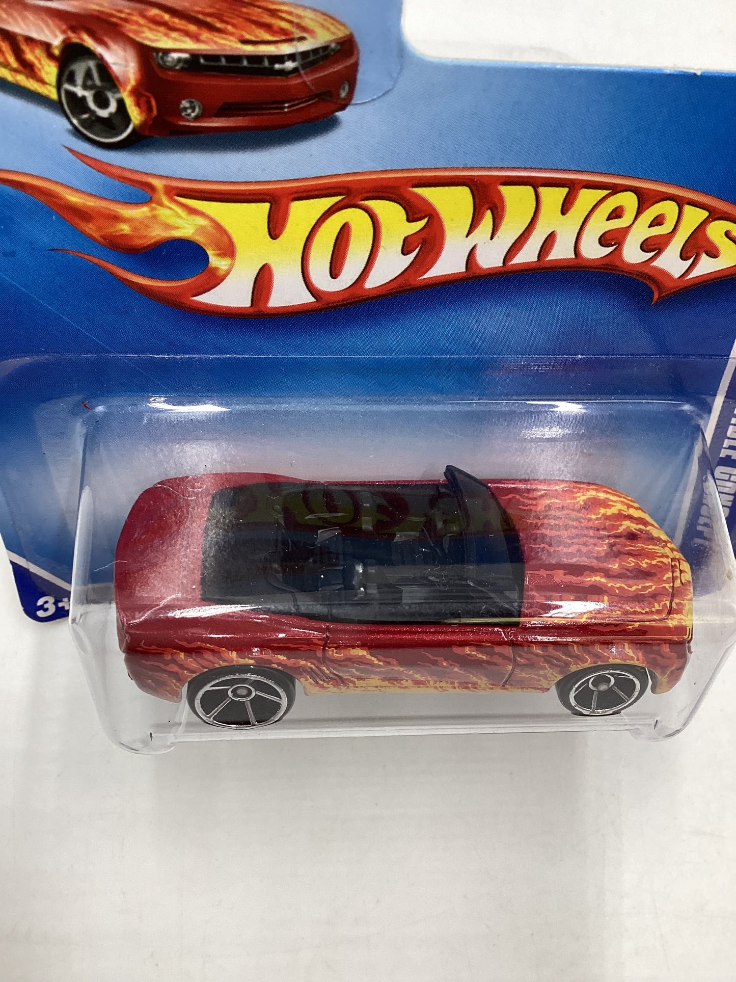 2009 Hot wheels  #122 Short Card Camaro Convertible concept 13B