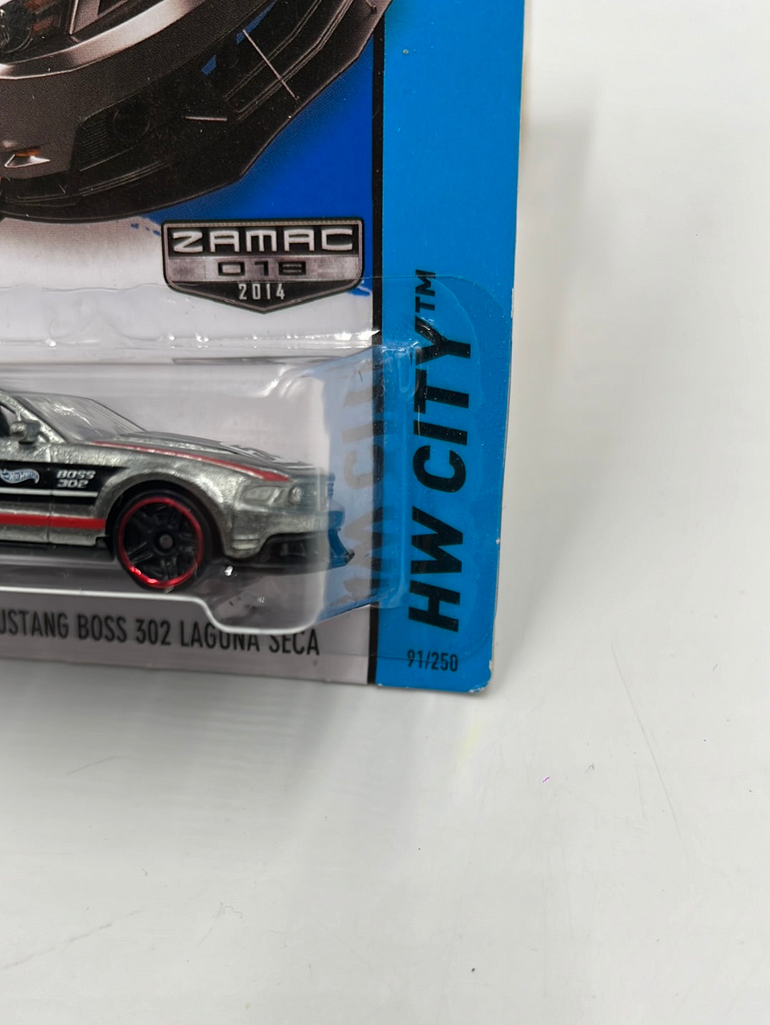 Hot Wheels 2014 HW City 12 Ford Mustang Boss 302 Laguna Seca Zamac #91 147E