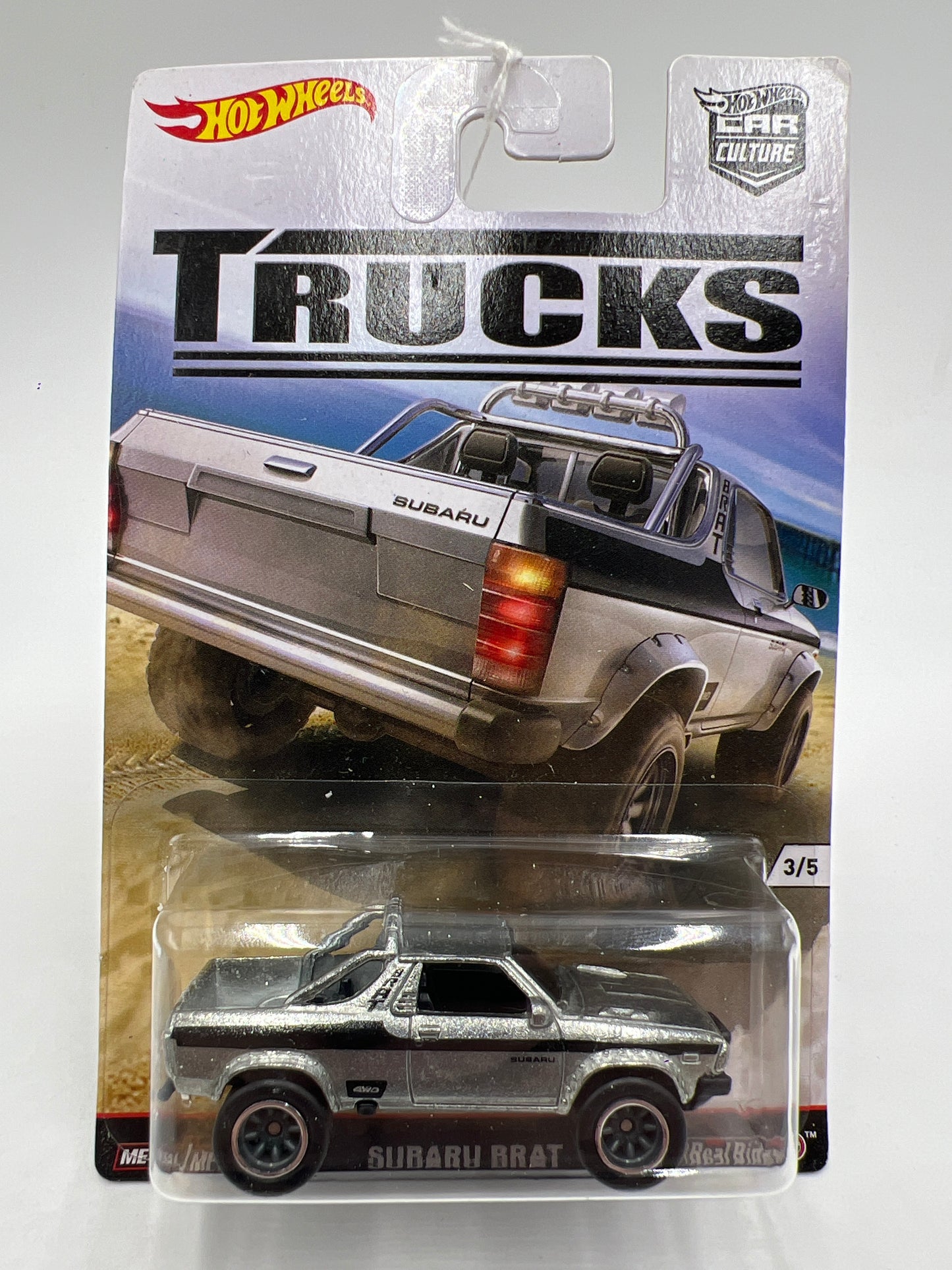 Hot Wheels Premium Trucks #3 Subaru Brat Silver 246M