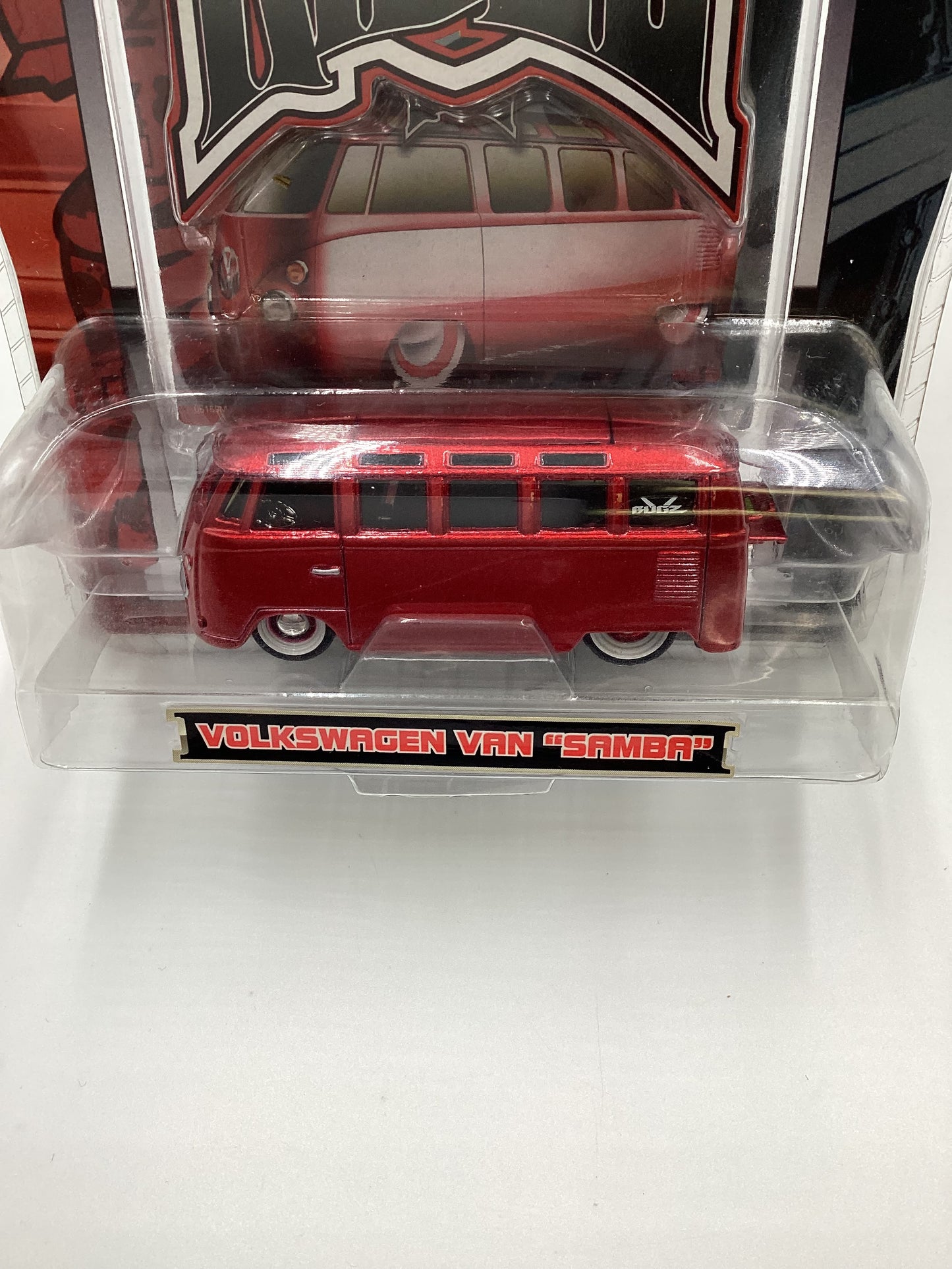 2006 Maisto G Ridez V Bugz Volkswagen Van Samba Red 215A