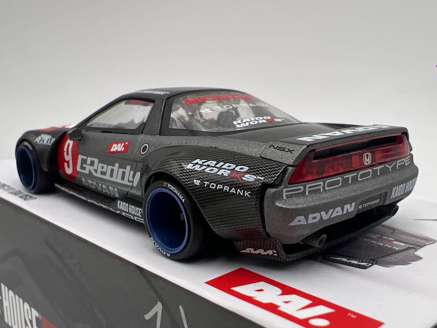 Mini GT Kaido House #190 Honda NSX Kaido Test Car Spec V1 DAI NSX GReddy