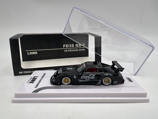 Inno64 1:64 LBWK Mazda FD3S RX-7 LB-Super Silhouette Coca Cola Zero Black