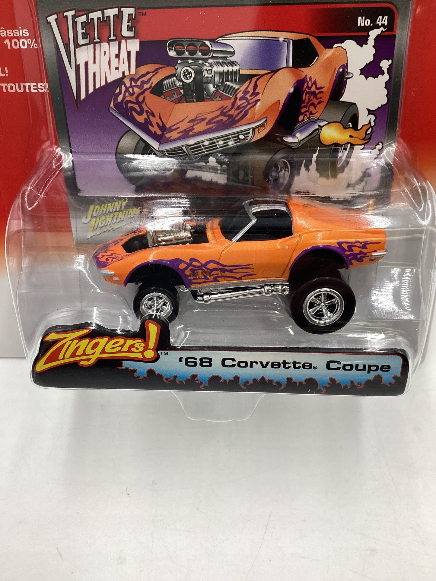 Johnny lightning Street freaks zingers #44 68 Corvette Coupe 190D