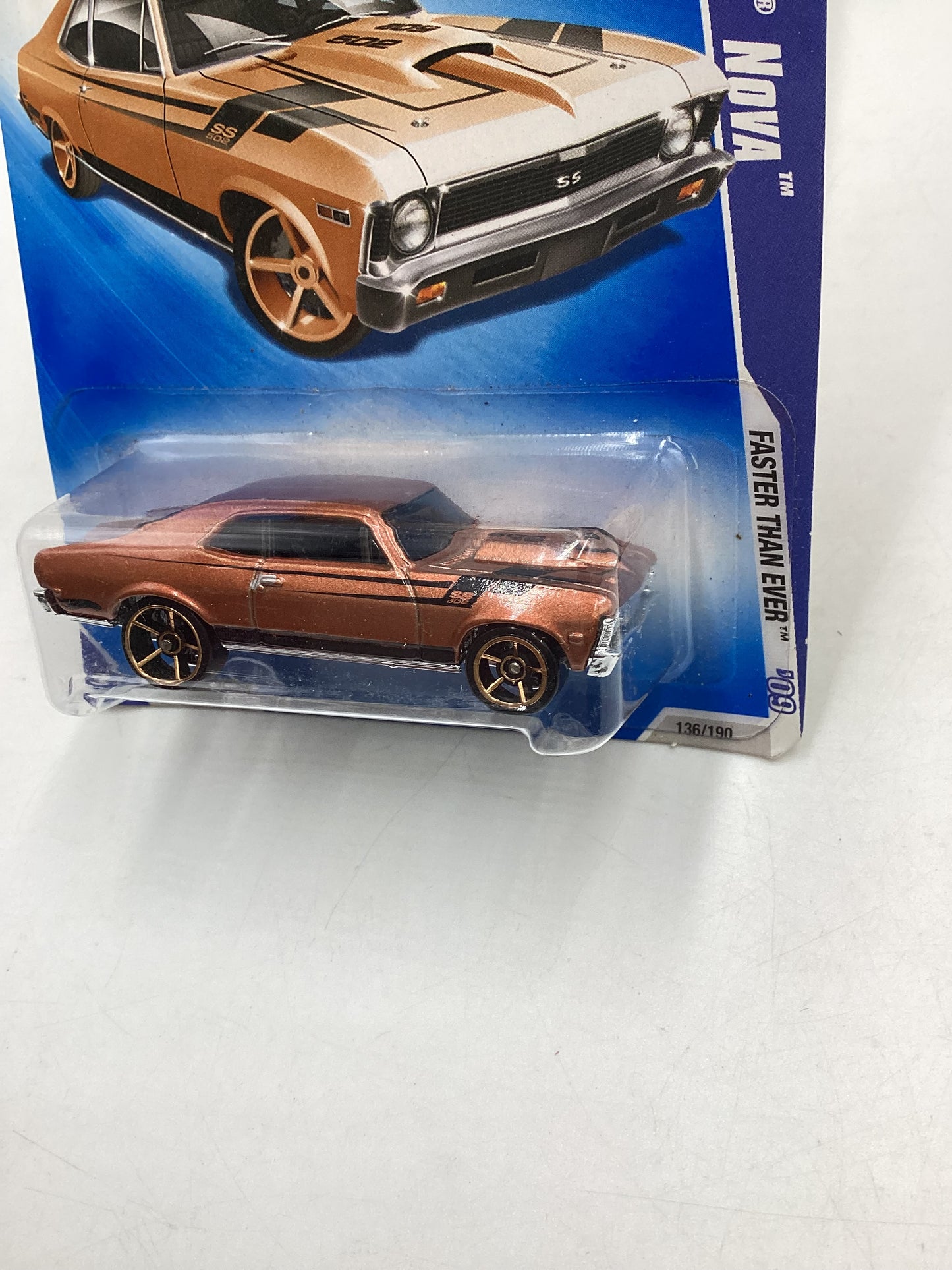 2009 Hot Wheels #136 Chevy Nova 13D