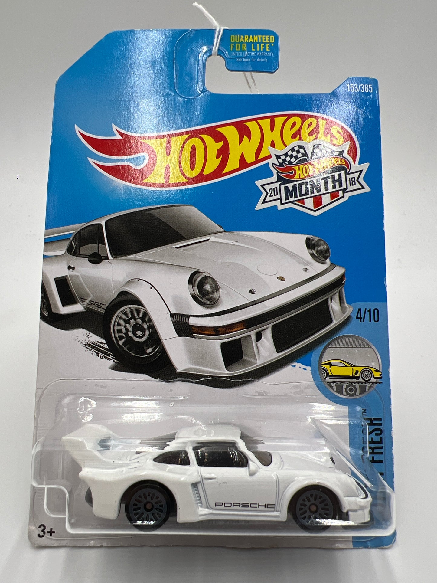 2017 Hot Wheels Factory Fresh #153 Porsche 934.5 White (Sticker On Card) 98B