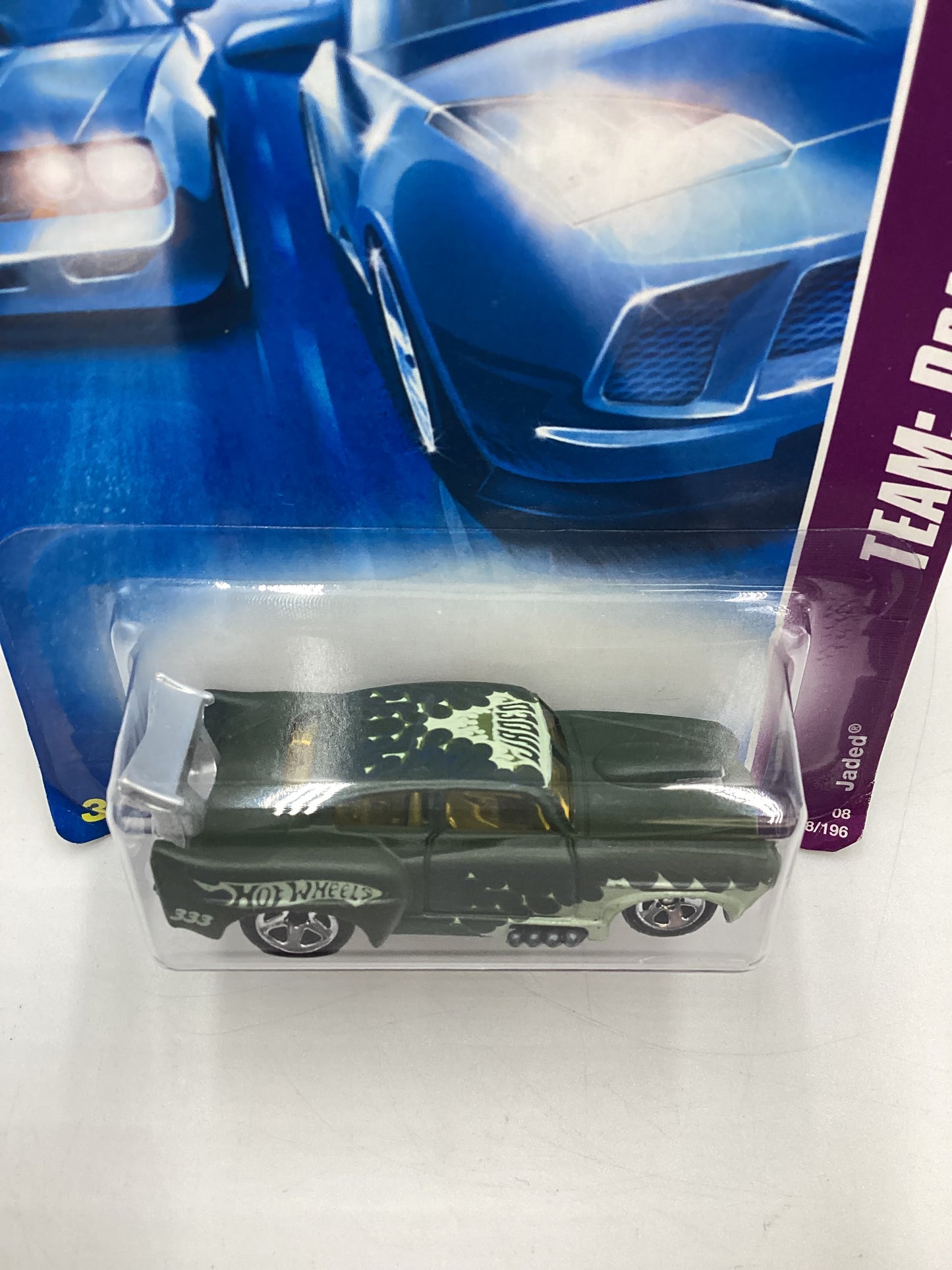 2008 Hot Wheels HW Team: Drag Racing #158 Jaded Dark Green