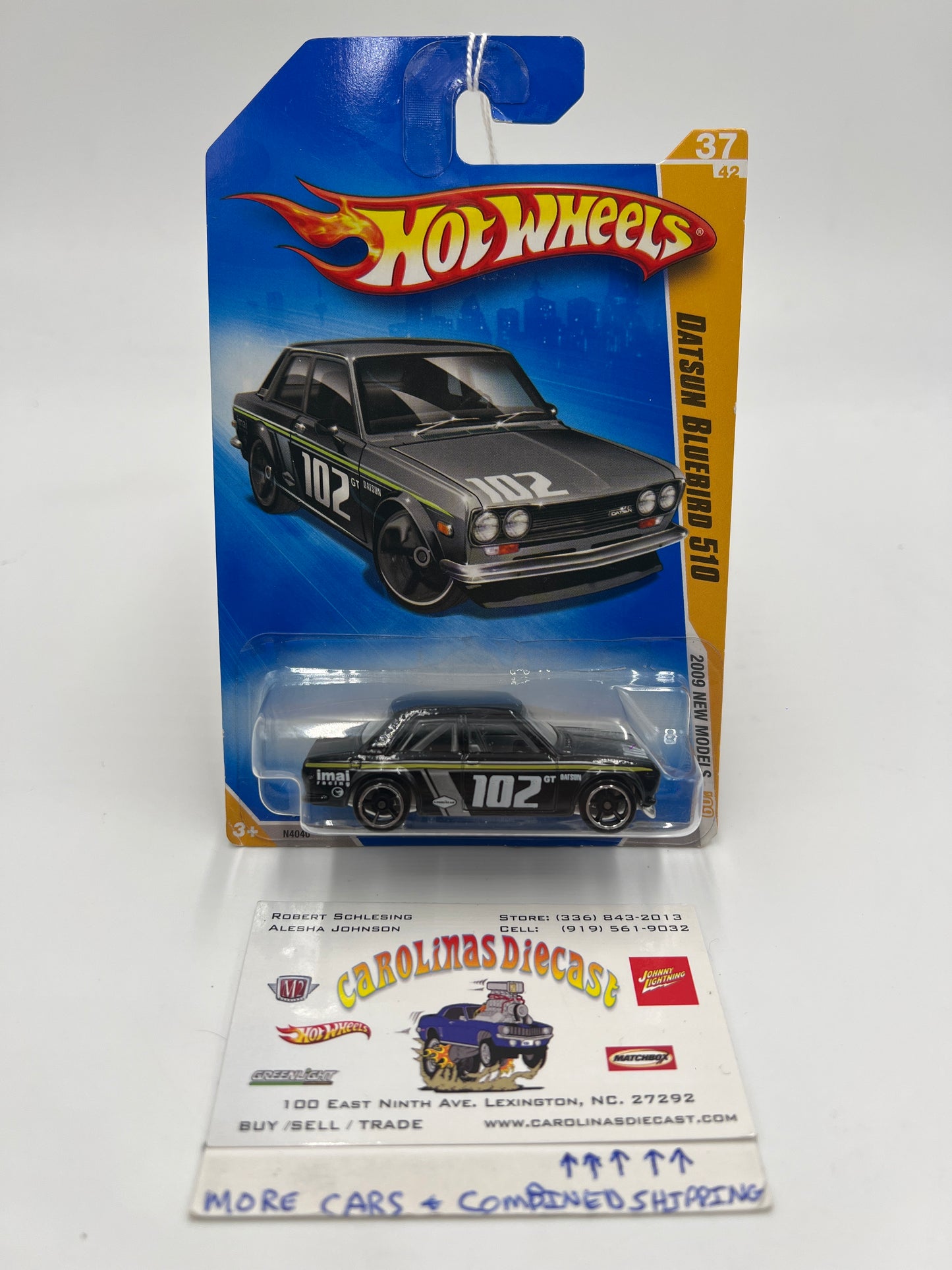 2009 Hot Wheels New Models #37 Datsun Bluebird 510 Black SR