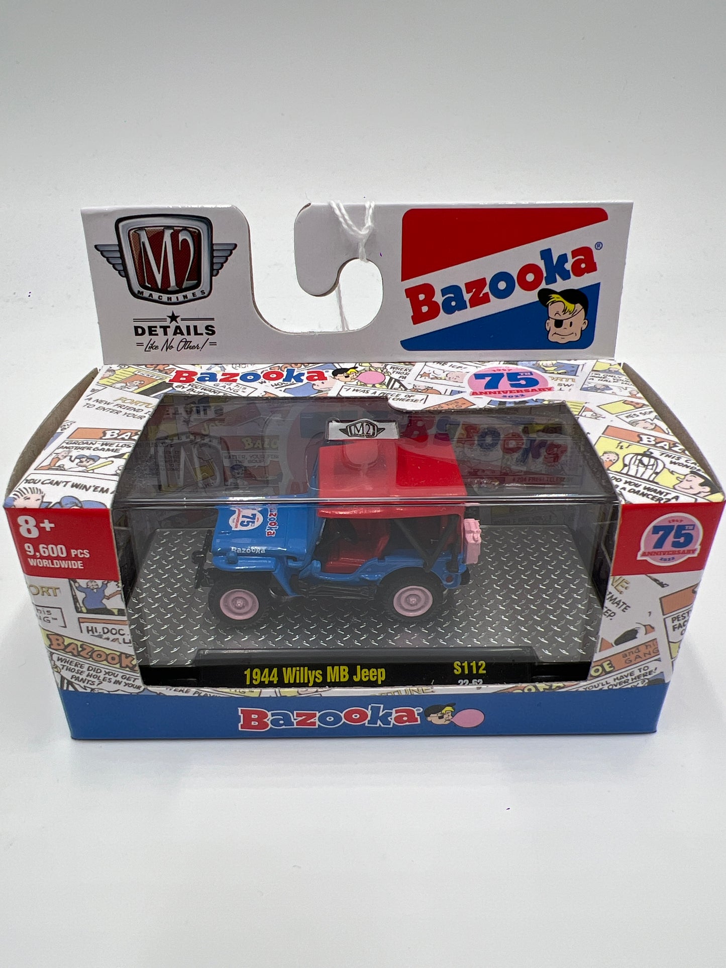 M2 Machines Bazooka 75th Anniversary 1944 Willys MB Jeep S112