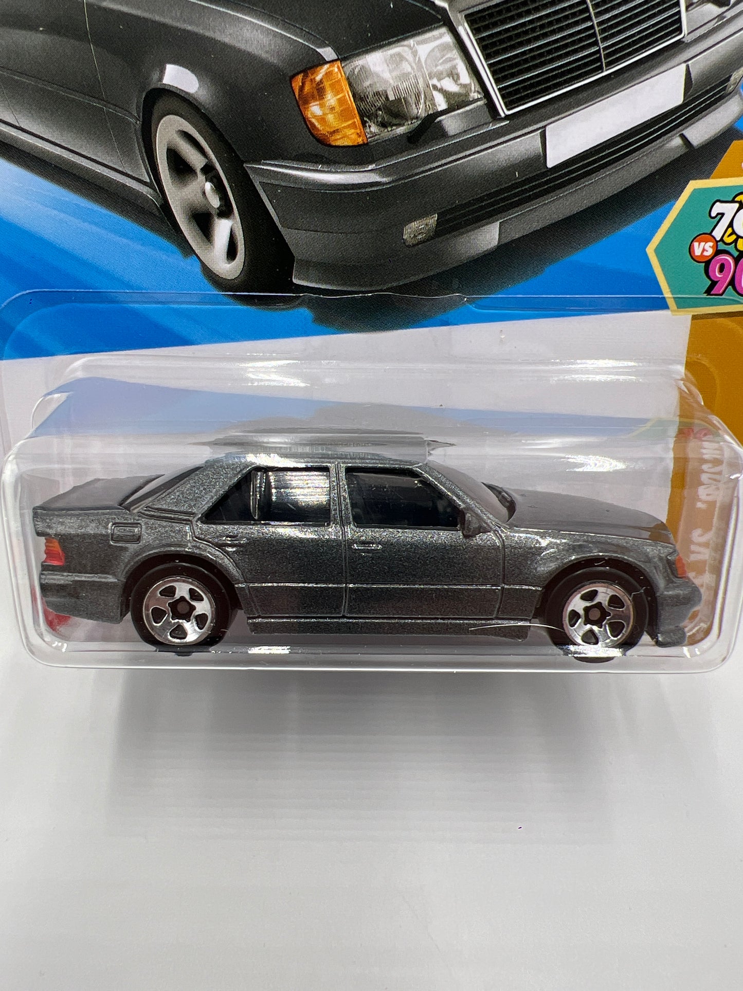 2025 Hot Wheels M Case 70s Vs 90s #52 Mercedes-Benz 500 E Gray 91B
