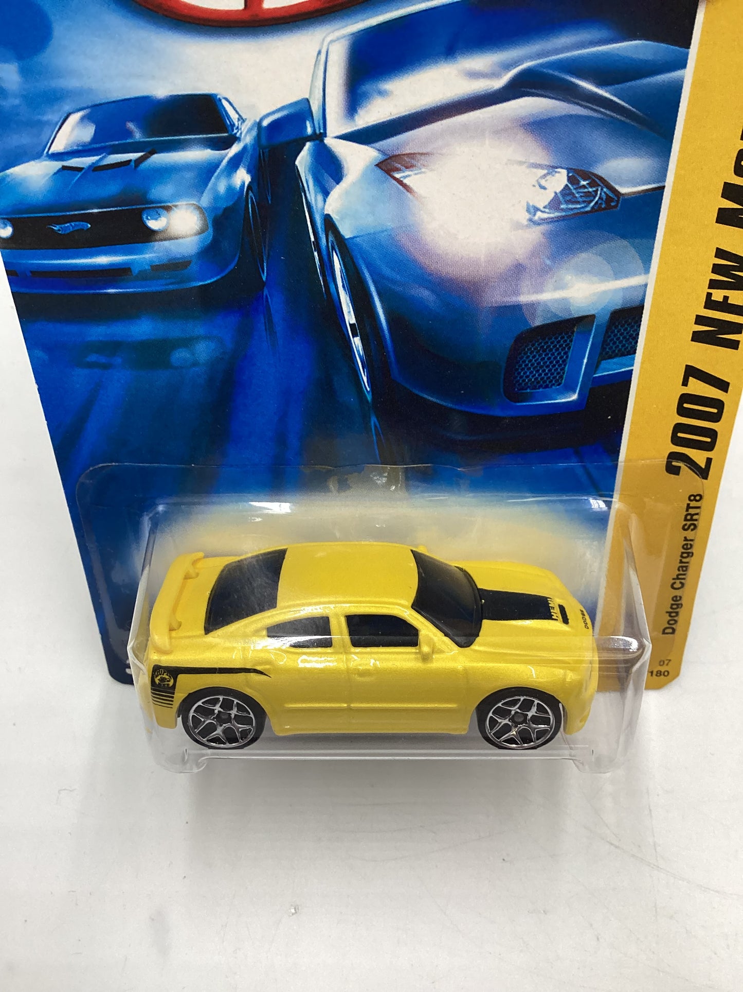 2007 Hot Wheels New Models #7 Dodge Charger SRT8 Yellow 50B