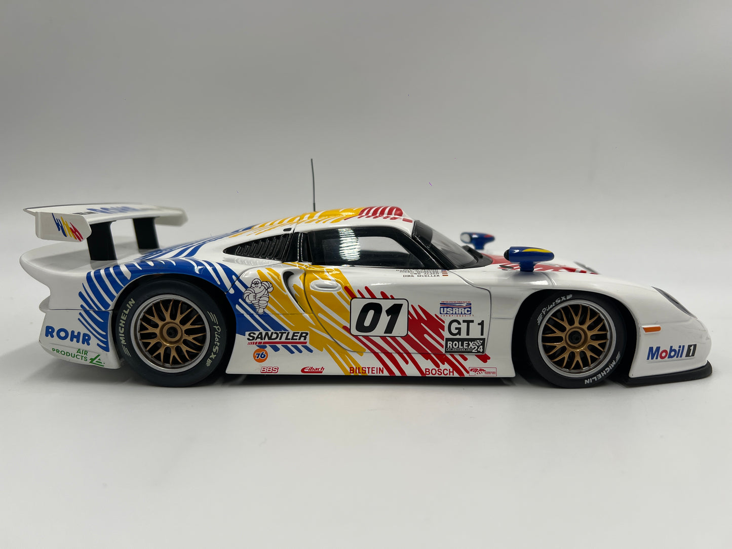 UT Models 1:18 Scale Loose Porsche 911 GT1 #01 Rohr Daytona 1998 Winner