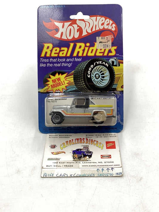 Hot Wheels Real Riders Jeep Scrambler cracked paint on roof with protector