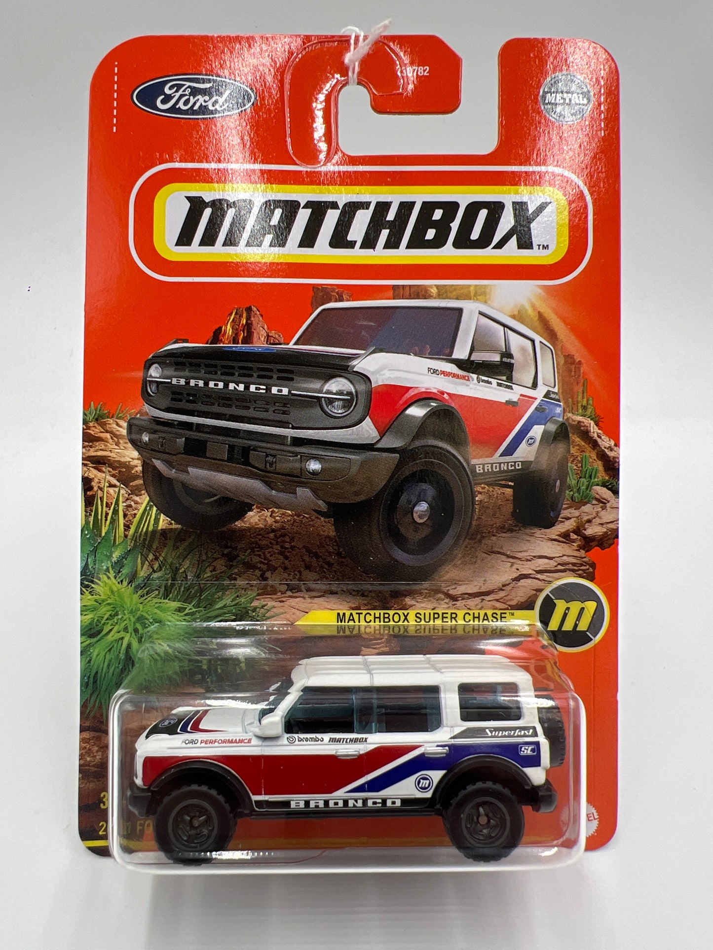 Matchbox Super Chase 2021 Ford Bronco White