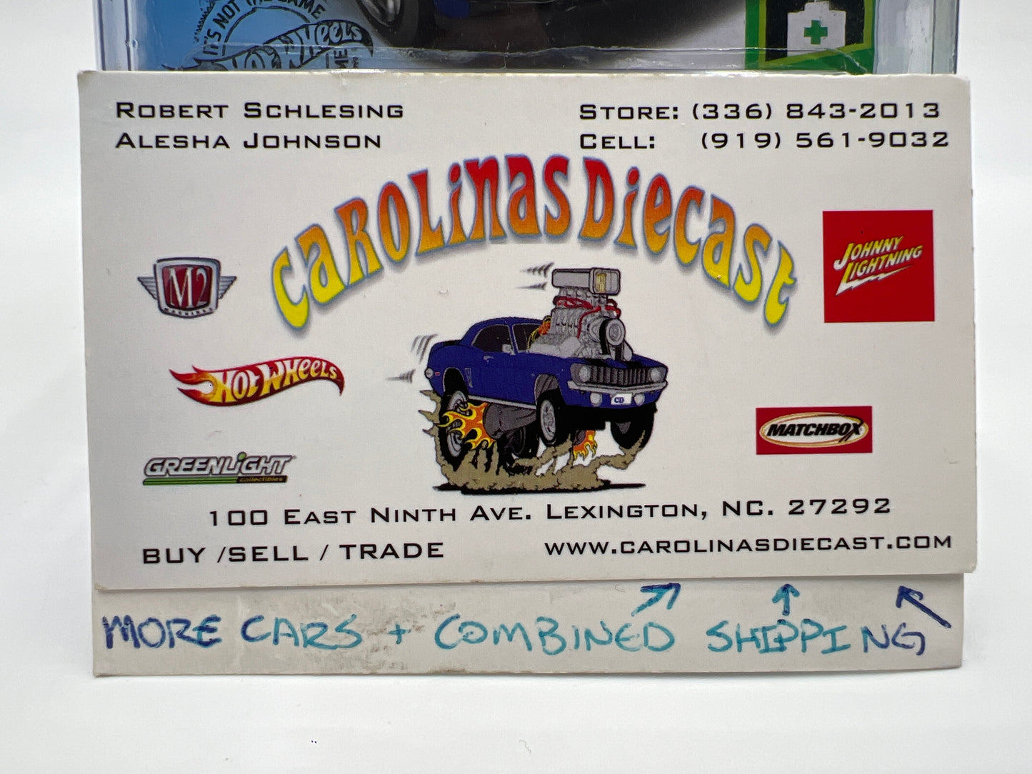 2019 Hot Wheels Super Treasure Hunt #226 Tesla Model S Blue W/Protector International Card