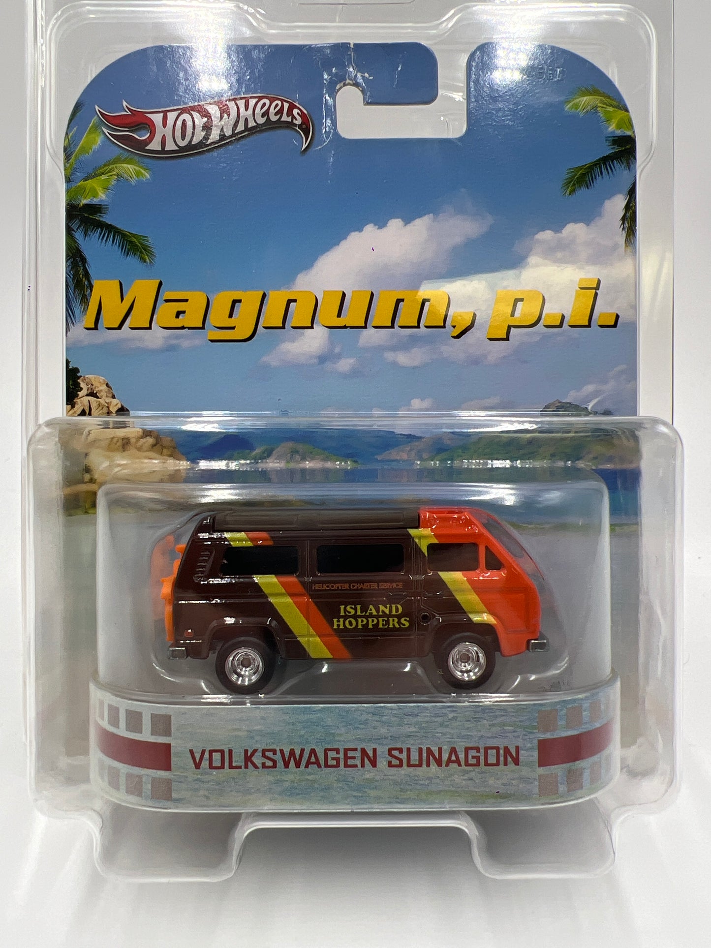 Hot Wheels Retro Entertainment Magnum PI Volkswagen Sunagon W/Protector (Bad J Hook)