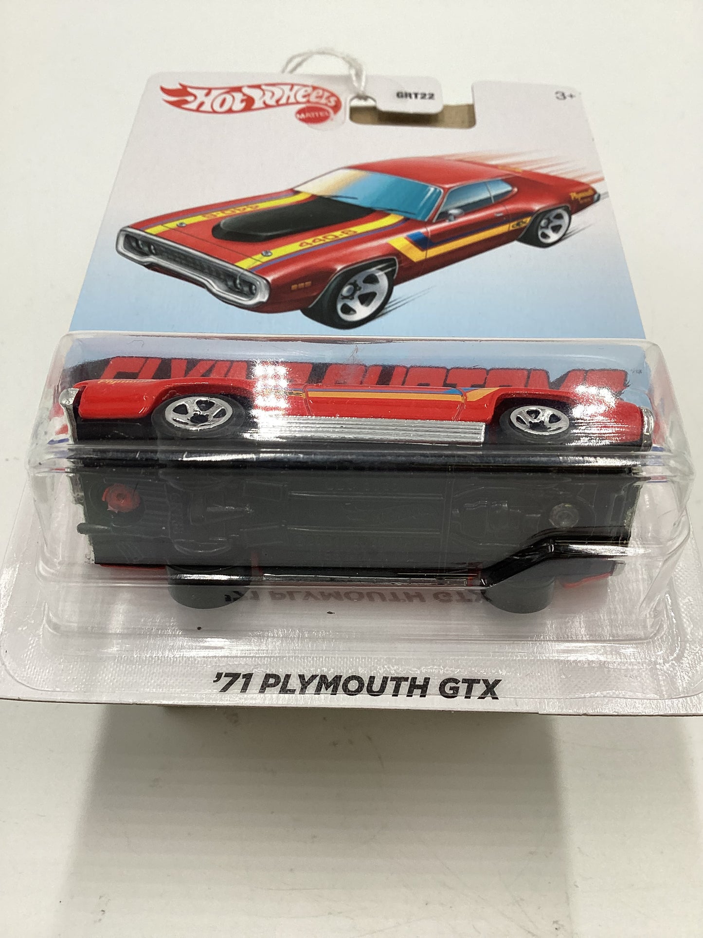 Hot Wheels Target Exclusive Flying Customs 71 Plymouth GTX Red 157C