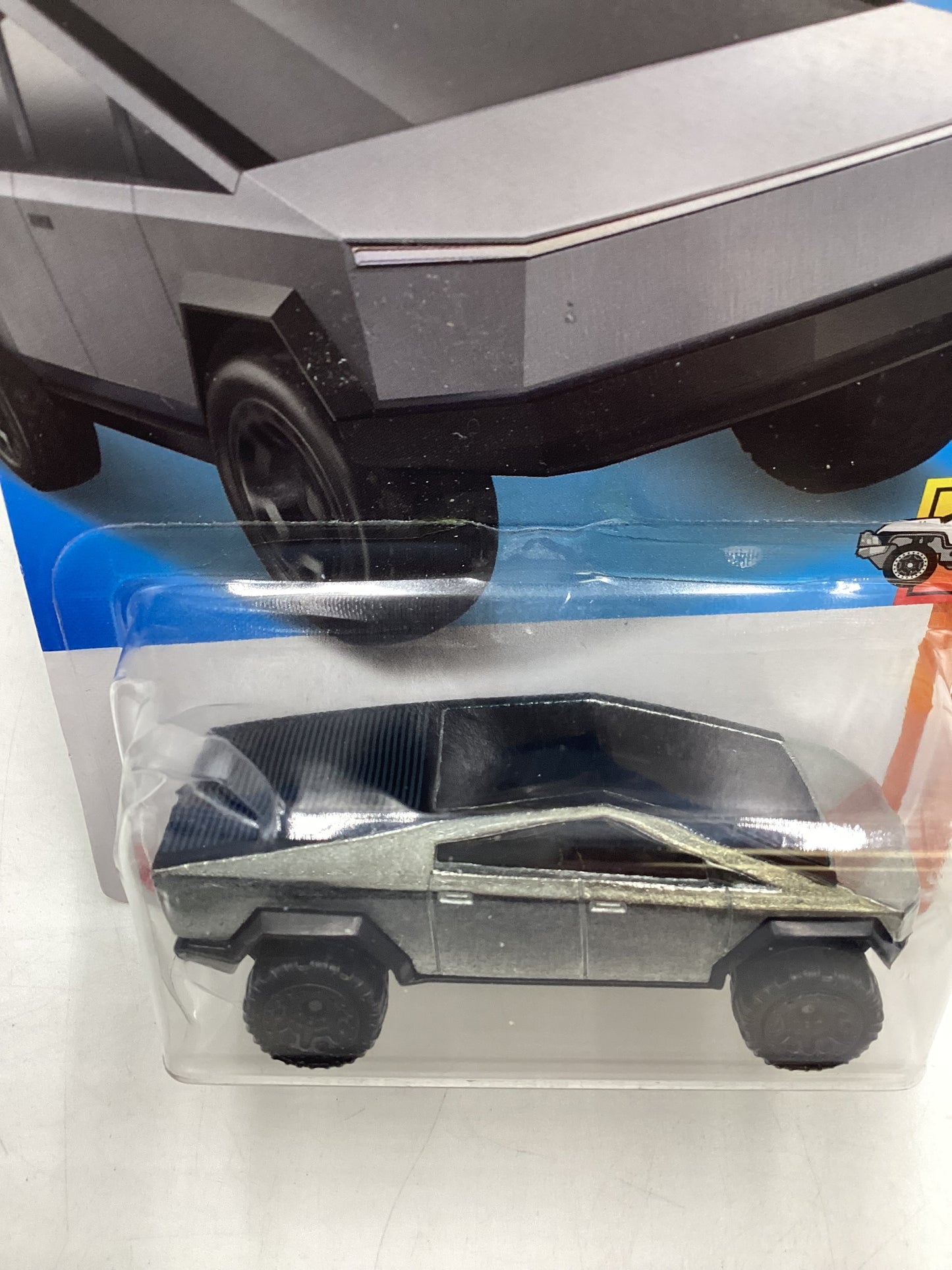 2022 Hot Wheels #49 Tesla Cybertruck (Bad Card)