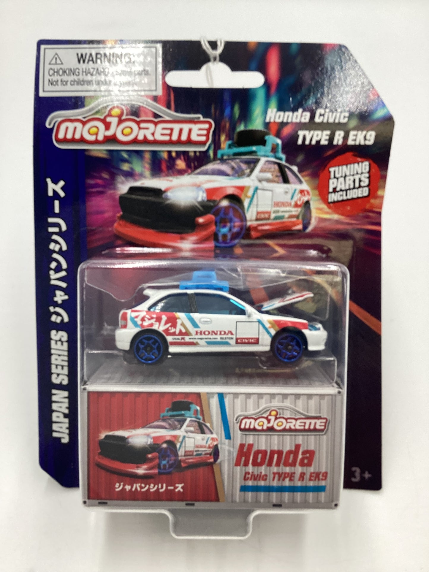 2024 Majorette Japan Series Honda Civic Type R EK9 White 110E