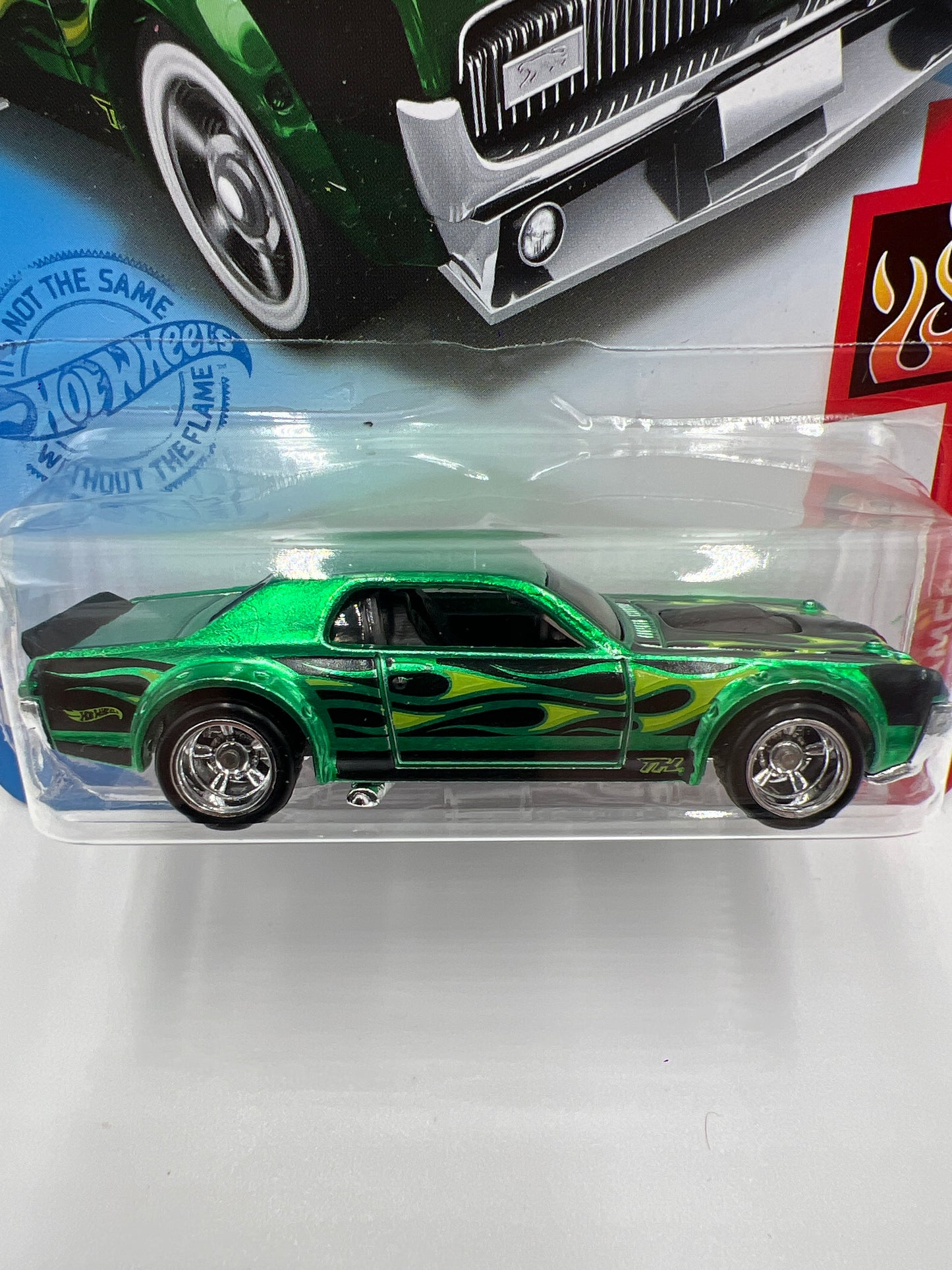 2021 Hot Wheels Super Treasure Hunt #207 68 Mercury Cougar Green W/Protector