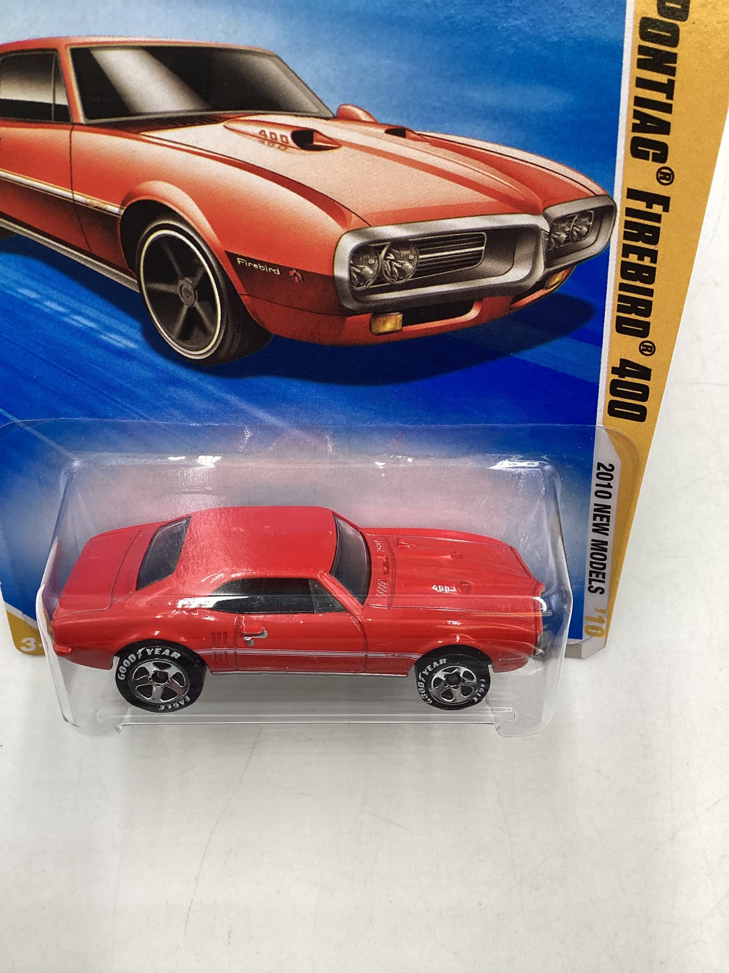2010 Hot Wheels #3 67 Pontiac Firebird 400 Red Walmart Exclusive 238A
