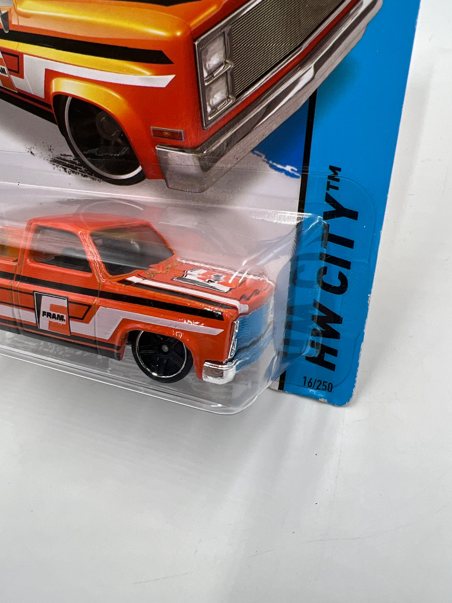 2015 Hot Wheels City #16 83 Chevy Silverado Orange
