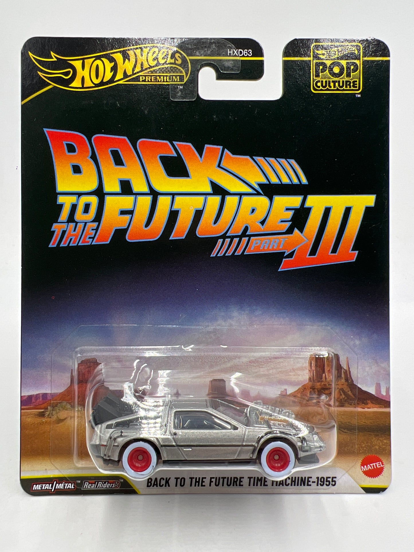 2026 Hot Wheels Premium Pop Culture Back To The Future Part III BTTF Time Machine 1955 172E