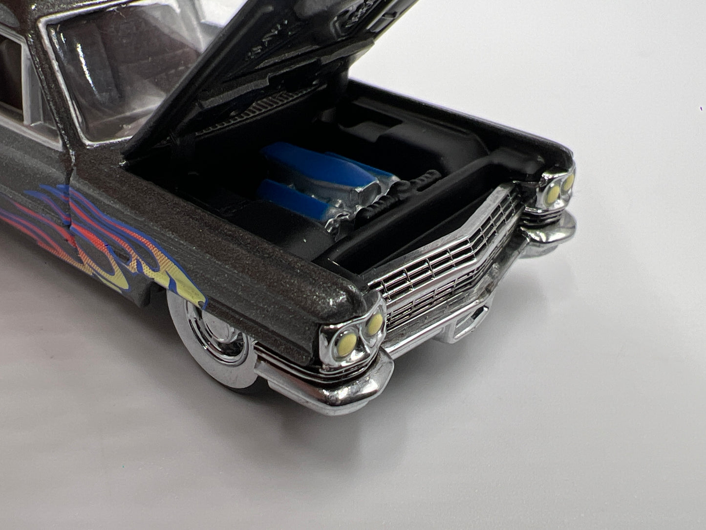 Hot Wheels Collectibles 1/64 Hard Rock Cafe 1960 Fleetwood Hearse Gray Loose