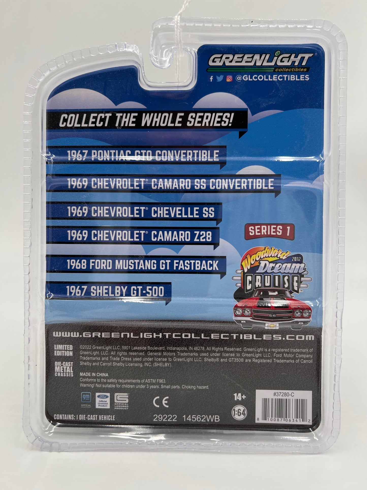 Greenlight Woodward Dream Cruise Series 1 CHASE 1969 Chevrolet Chevelle SS Red