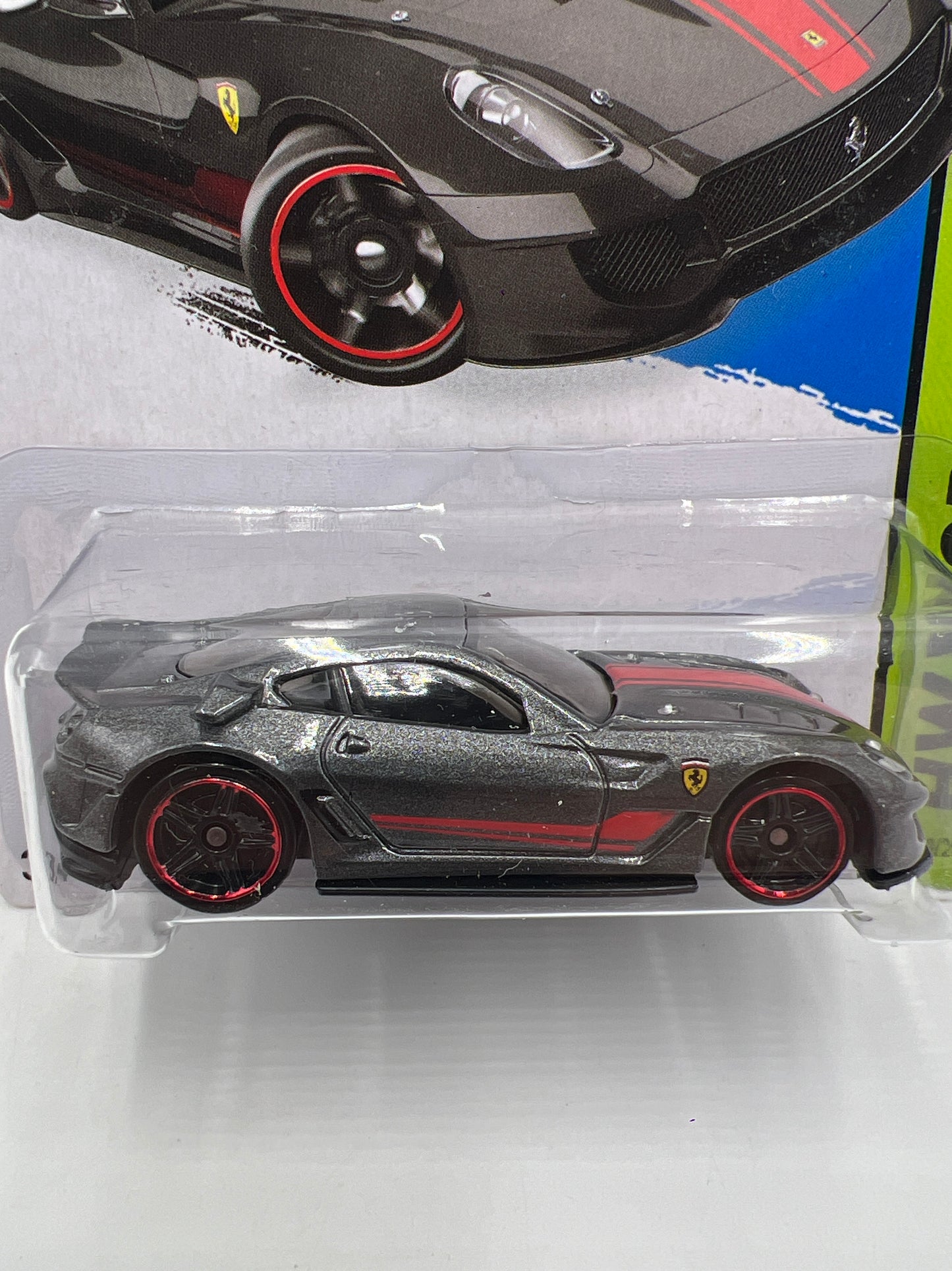 2015 Hot Wheels Workshop #188 Ferrari 599XX Gray International Card