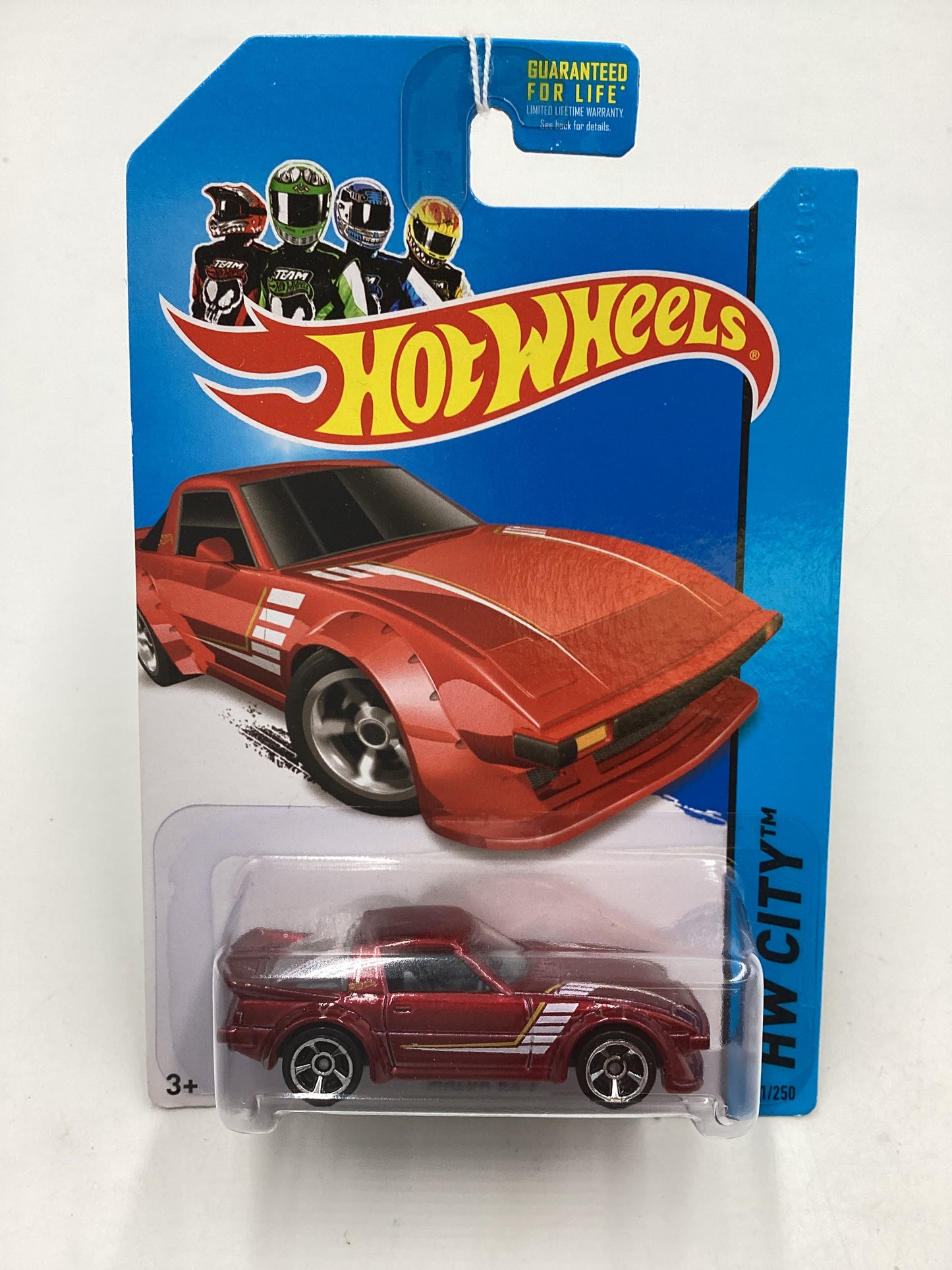 2014 Hot Wheels HW City #21 Mazda RX-7 Red 86E