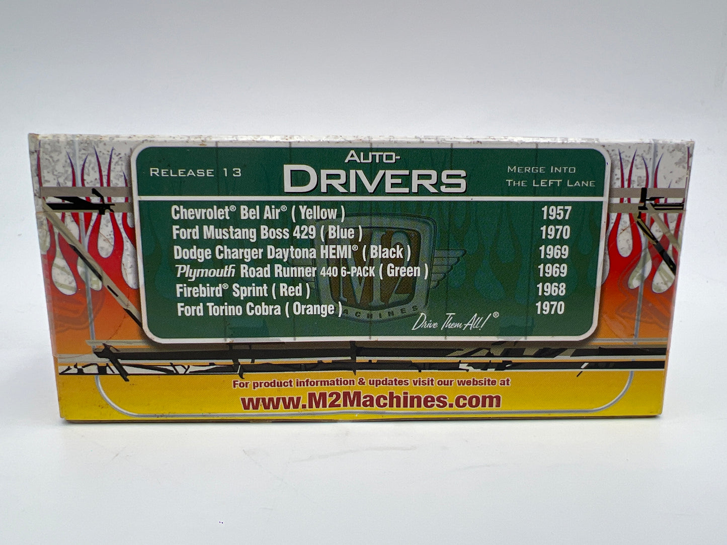 M2 Machines 12-06 Auto Drivers 1970 Ford Torino Cobra Orange
