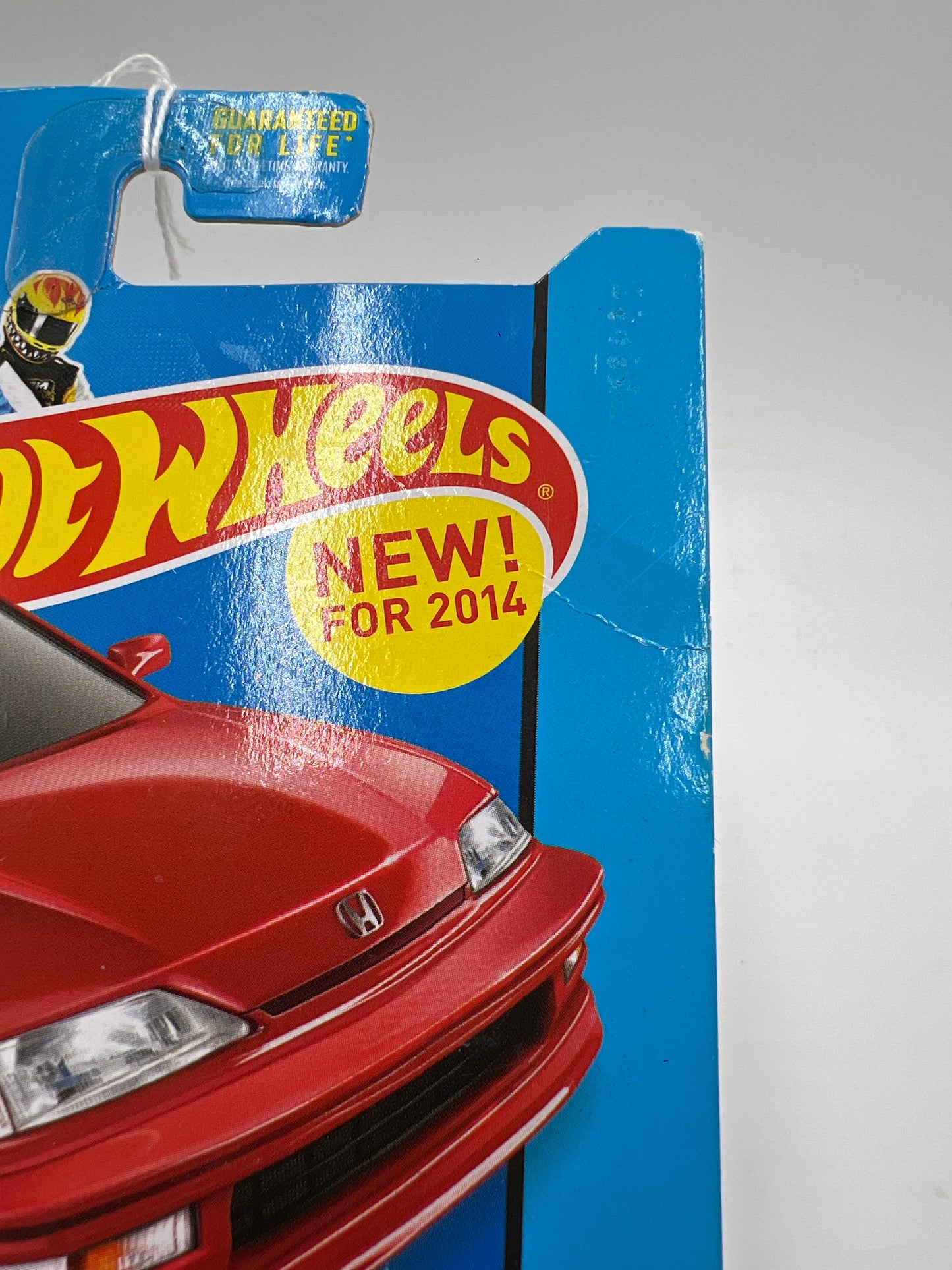 2014 Hot Wheels City #30 1990 Honda Civic EF Red Bad Card 78A