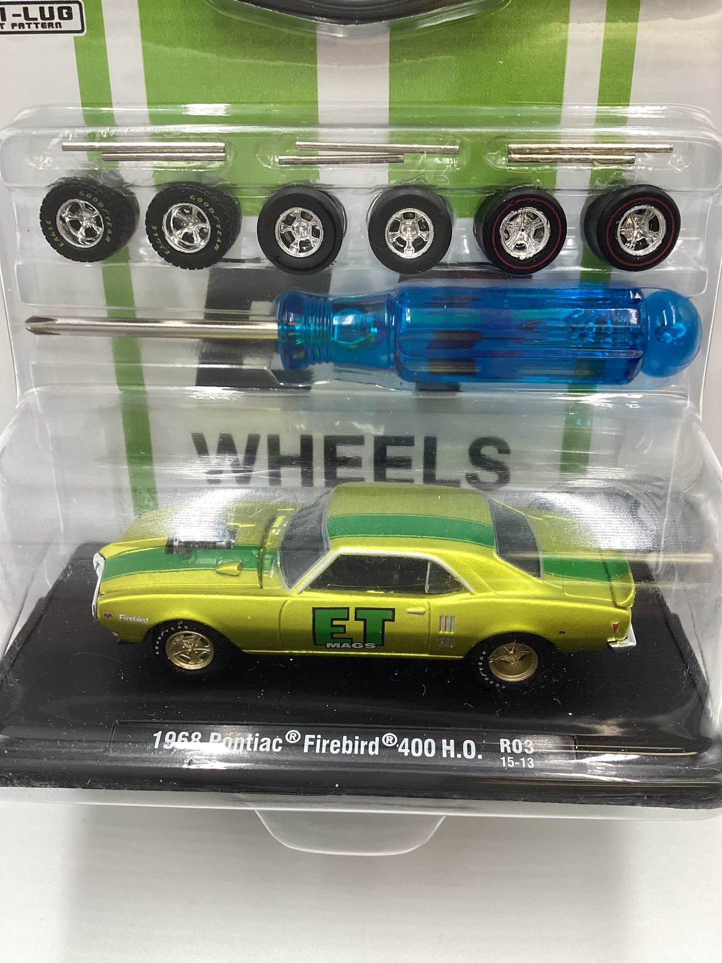 M2 Machines Auto-Wheels 1968 Pontiac Firebird 400 HO R03 Green 201H