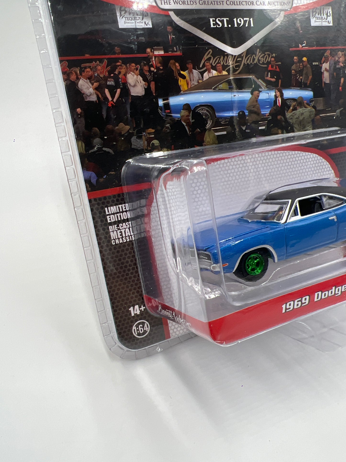 Greenlight Barrett Jackson 50th Anniversary Series 11 CHASE 1969 Dodge Charger Blue