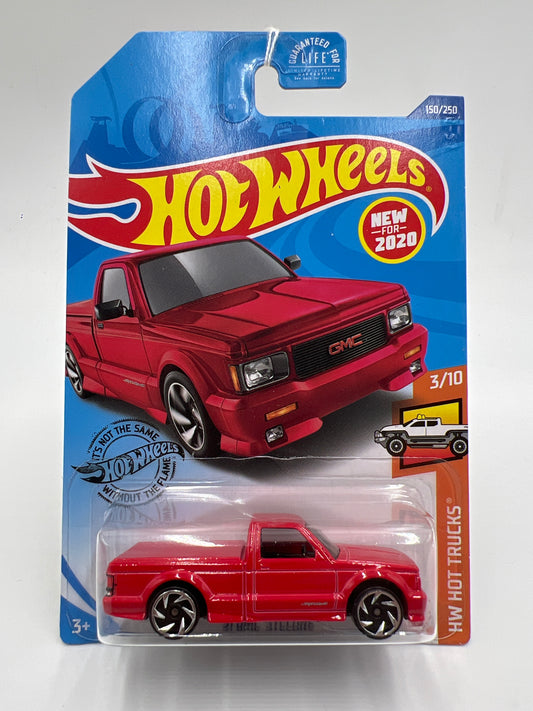 2020 Hot Wheels Hot Trucks #150 91 GMC Syclone Red 42C