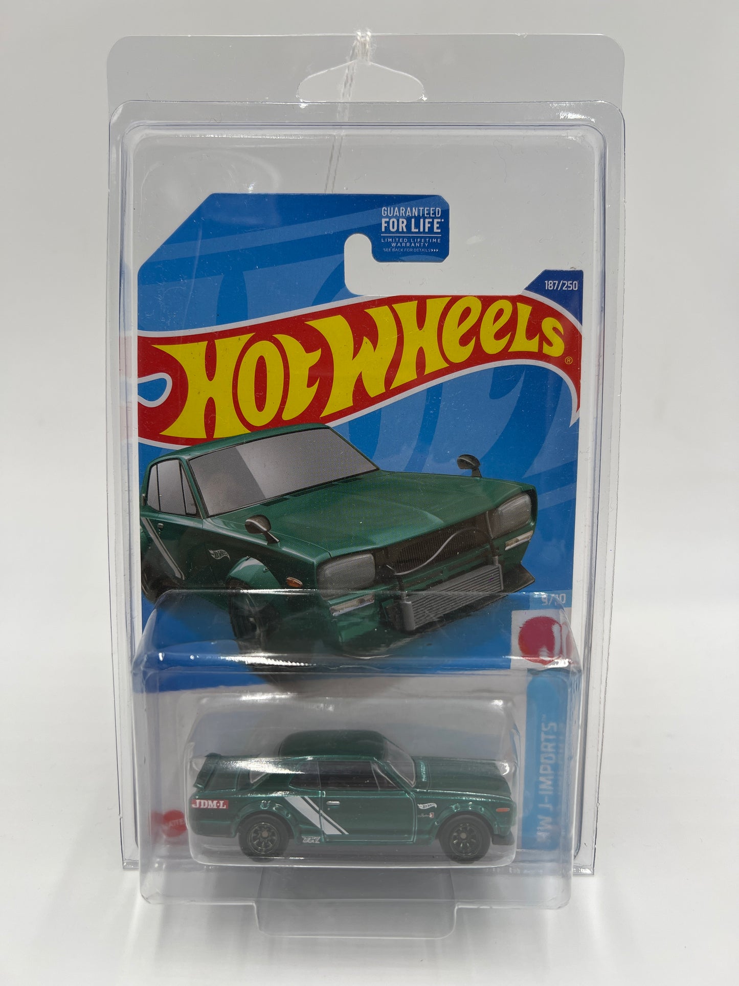2022 Hot Wheels Super Treasure Hunt #187 Nissan Skyline HT 2000GT-X Green W/Protector