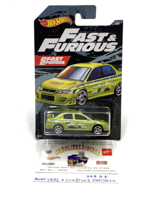 Hot wheels fast and furious 3/6 Mitsubishi Lancer Evolution with protector