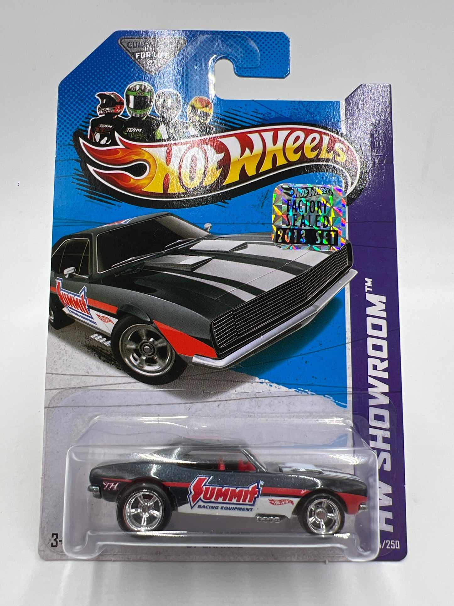 2013 Hot Wheels Factory Sealed Super Treasure Hunt & Regular #244 67 Camaro Black Summit W/Protector
