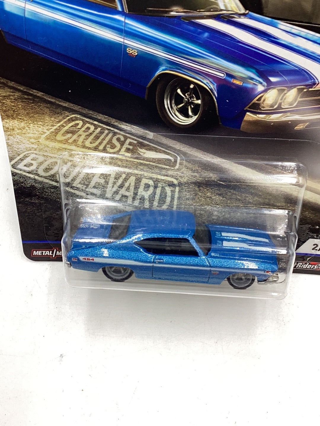 Hot wheels car culture cruise boulevard 69 Chevelle SS 396 259F